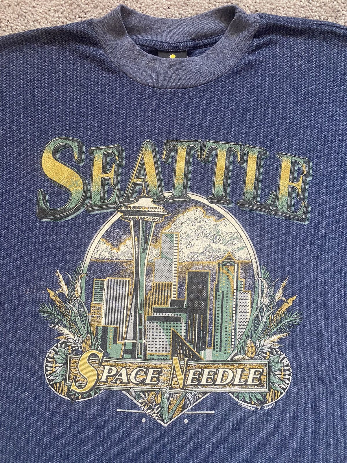 Vintage Vintage Seattle Tee Shirt Size US XL / EU 56 / 4 - 2 Thumbnail
