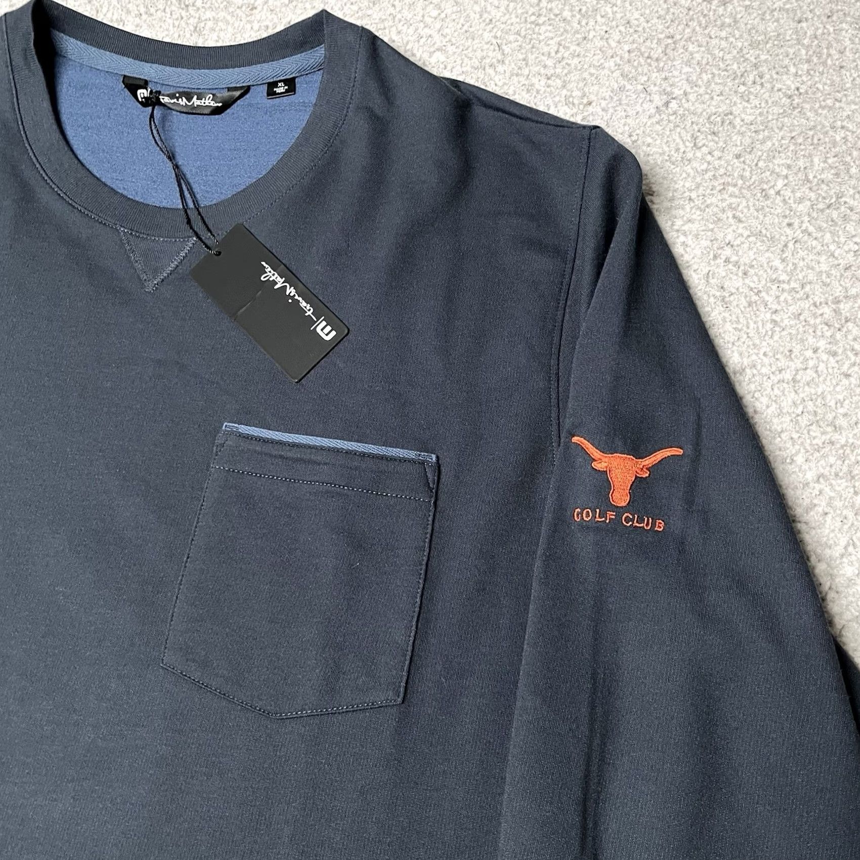 TravisMathew Travis Mathew Pullover Mens XL Crewneck Texas Longhorns Golf Club Cloud Sweater Size US XL / EU 56 / 4 - 2 Thumbnail