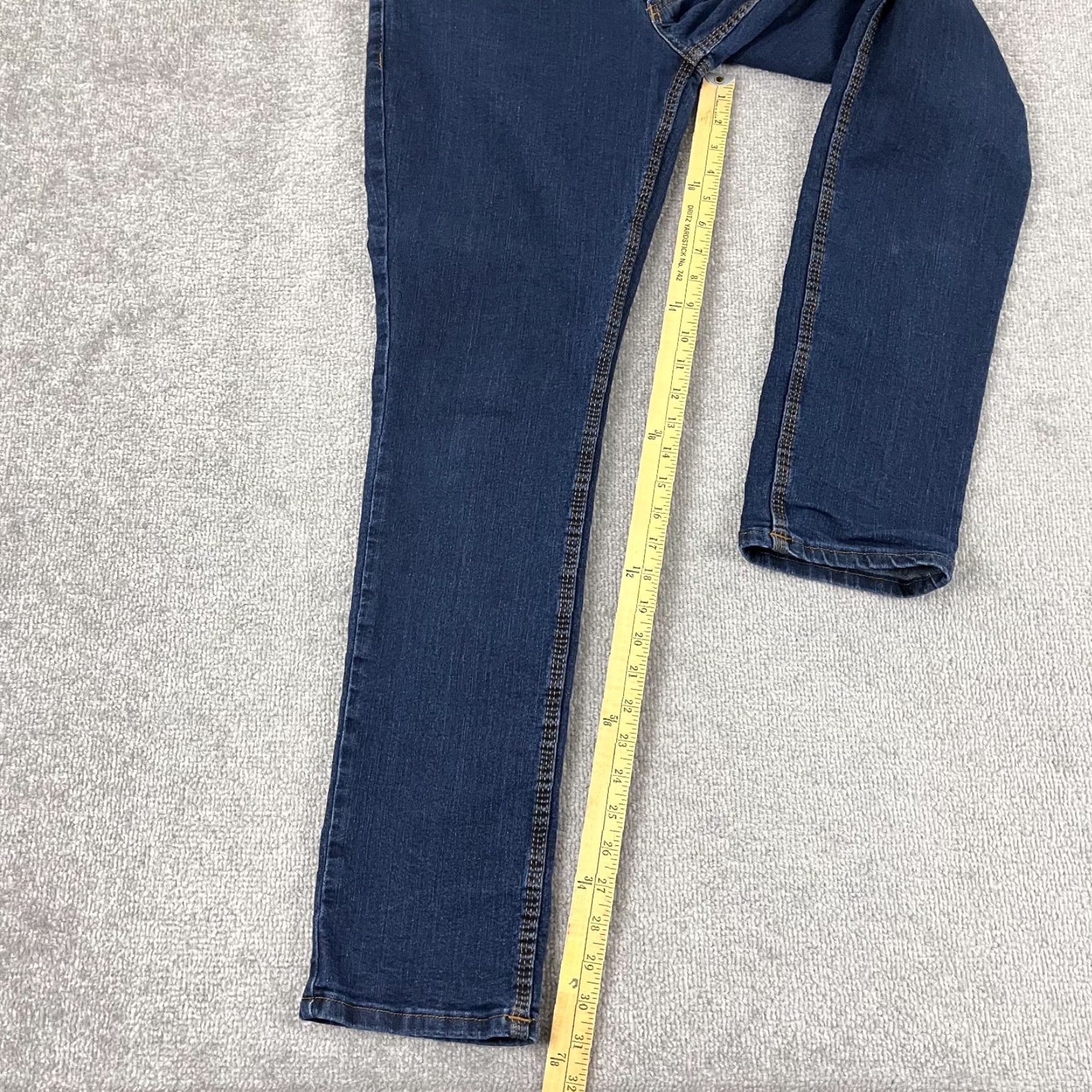 Vintage ORIGIN Jeans Mens 30 x 32 Fighter Fit Blue Denim Performance Stretch Delta 68 Size US 30 / EU 46 - 6 Thumbnail