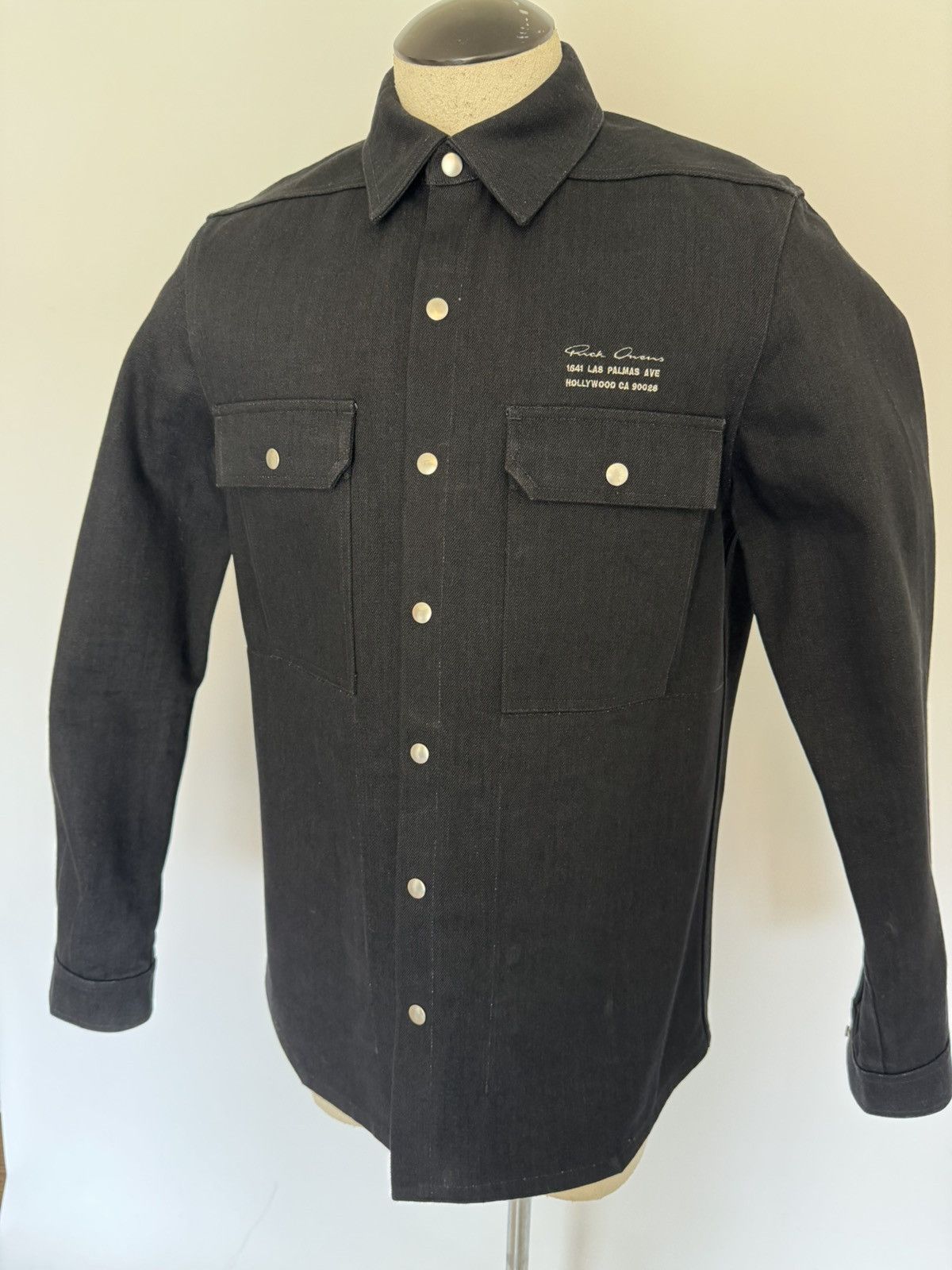 Rick Owens Rick Owens Overshirt Denim Jacket Size US M / EU 48-50 / 2 - 1 Thumbnail