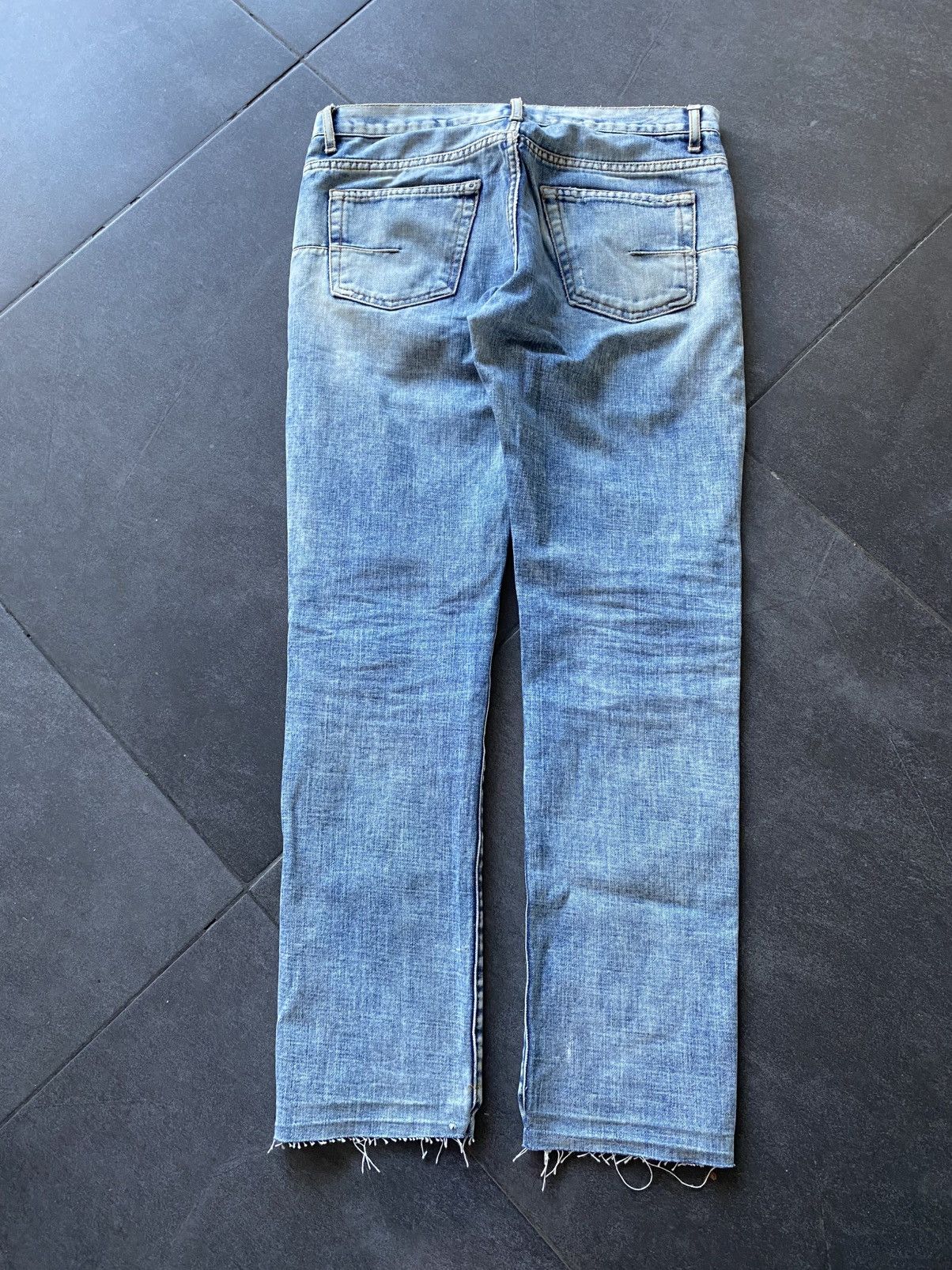 Dior dior home skinny jeans by kva distressed trashed jeans Size US 31 - 2 Thumbnail
