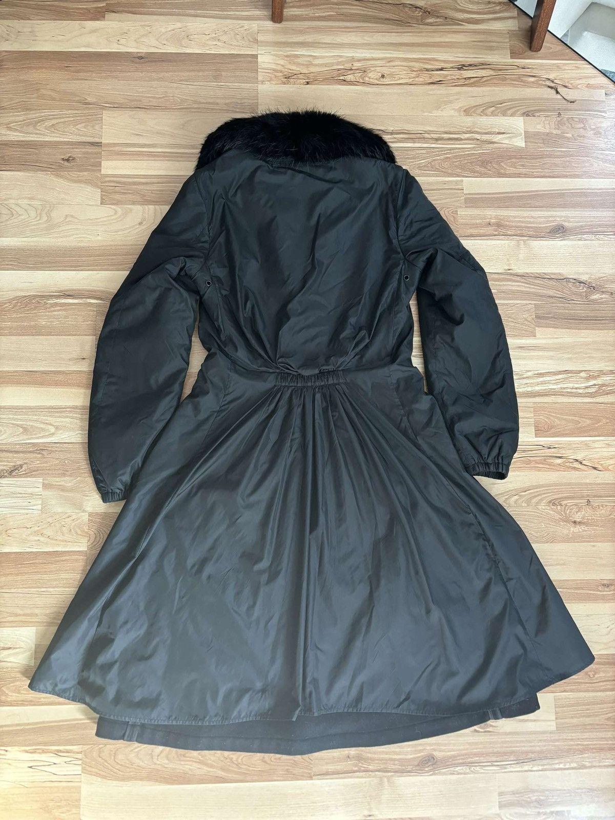 Prada prada nylon fur trim parka/trench coat Size US XS / EU 42 / 0 - 2 Thumbnail