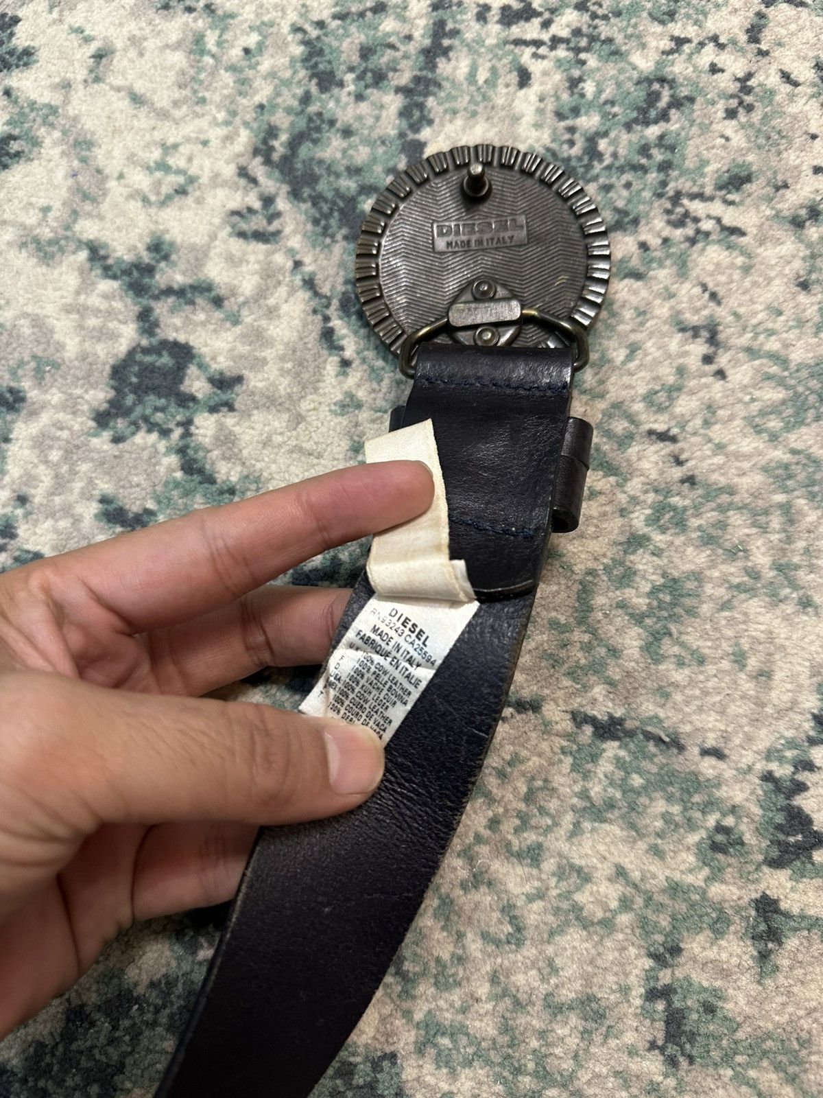 Diesel Diesel Buckle Logo Made in Italy (100% Cow Leather) Size ONE SIZE - 5 Thumbnail