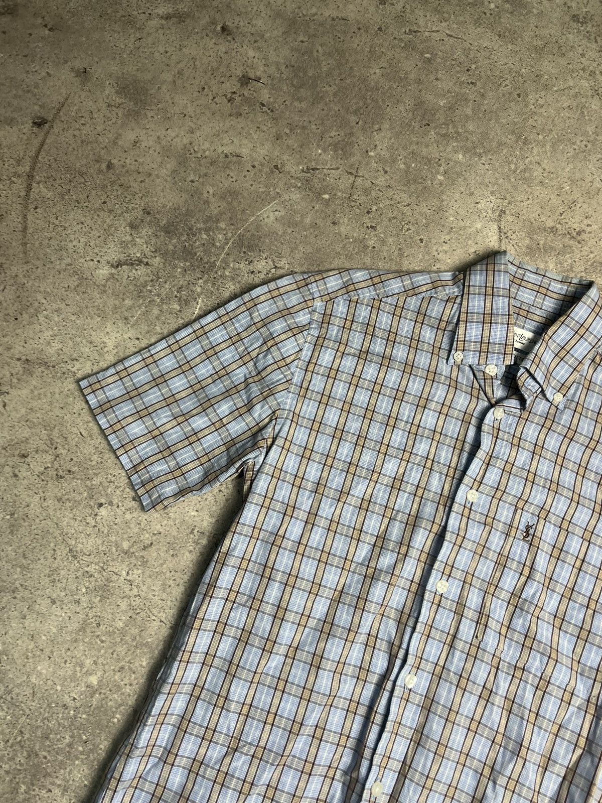 Yves Saint Laurent Vintage Yves Saint Laurent YSL Shirt Button Up Size US S / EU 44-46 / 1 - 3 Thumbnail