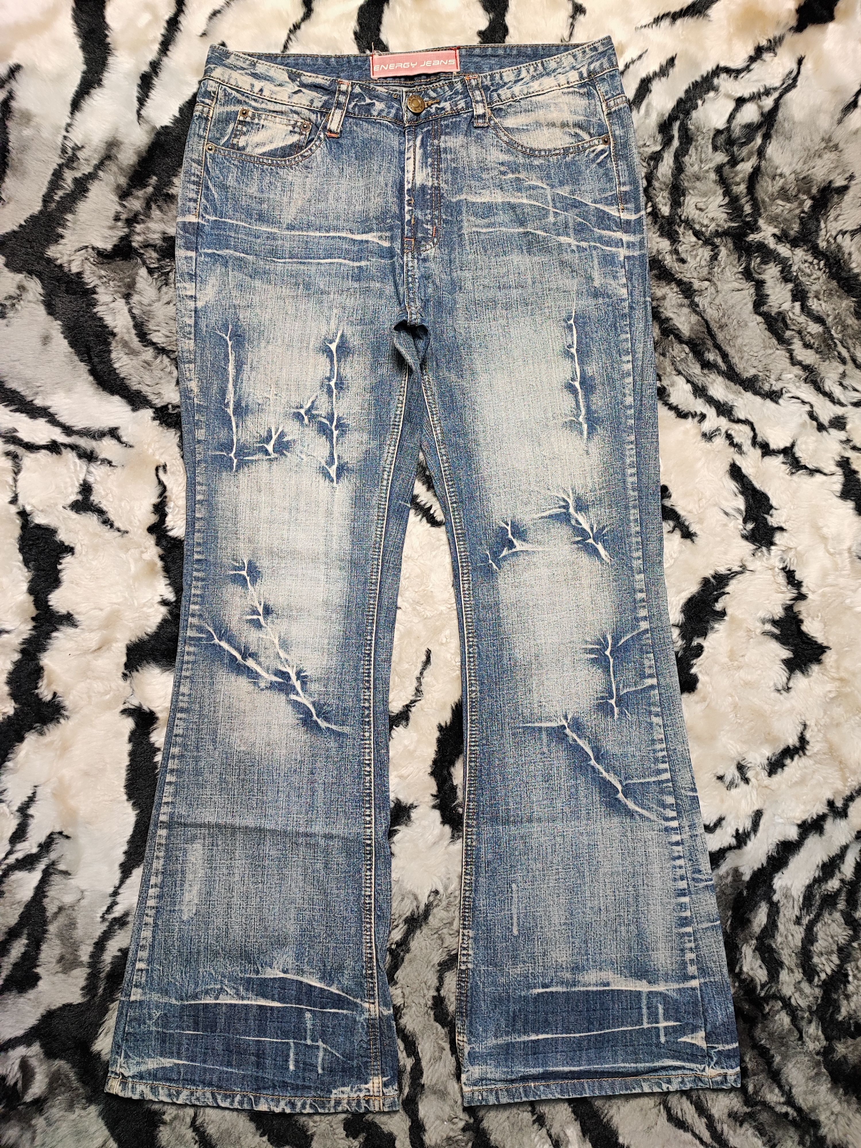 Japanese Brand × Vintage Flare Bootcut Denim by Energy Size US 34 / EU 50 - 2 Thumbnail