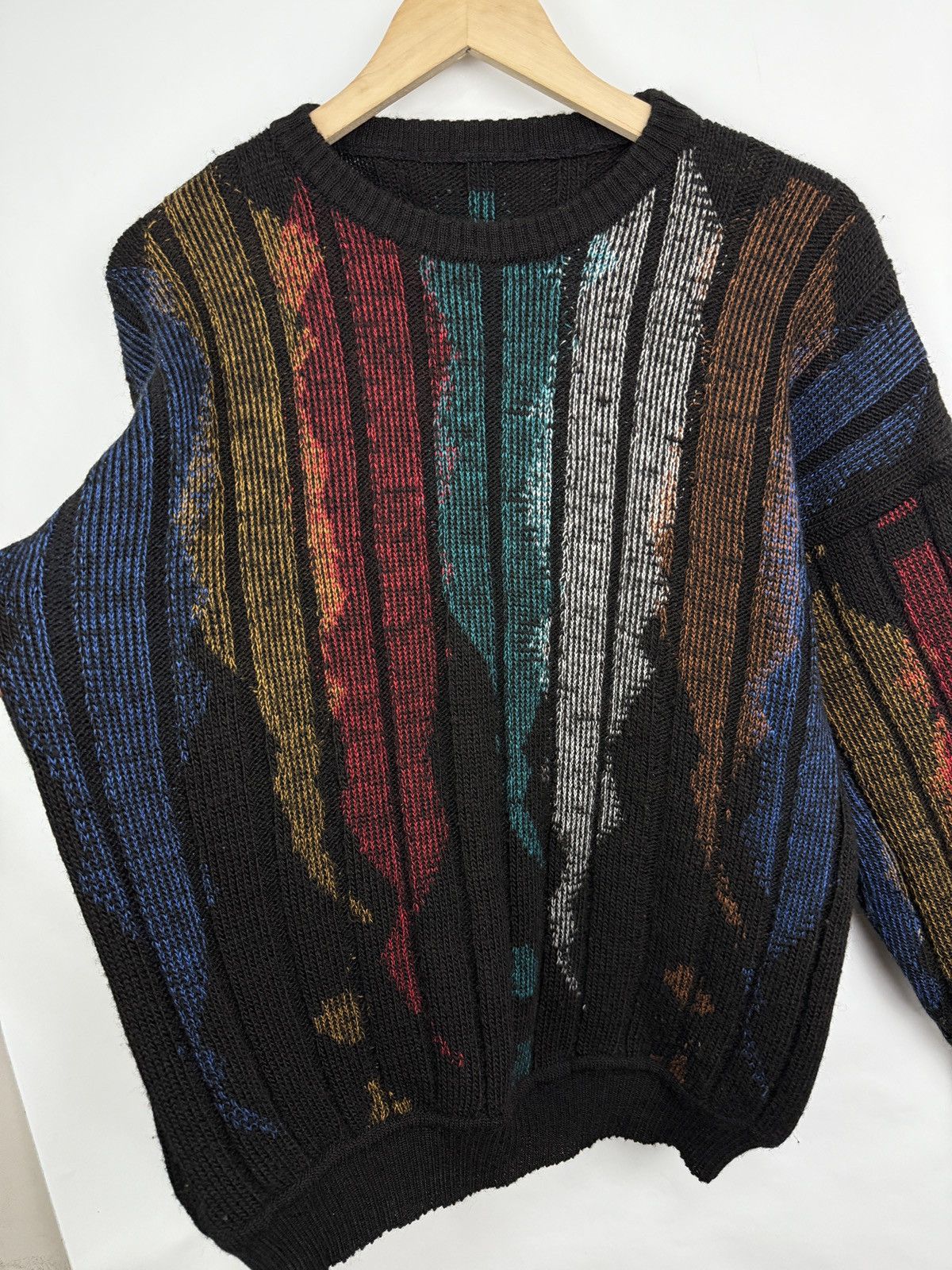 Coogi 🇮🇹Vintage 90s Rare Wool Sweater Coogi Style Y2K Made In Italy Size US L / EU 52-54 / 3 - 4 Thumbnail
