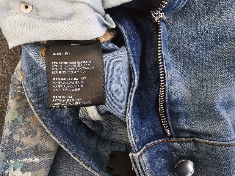 Amiri Amiri Painted Jeans Size US 29 - 7 Thumbnail