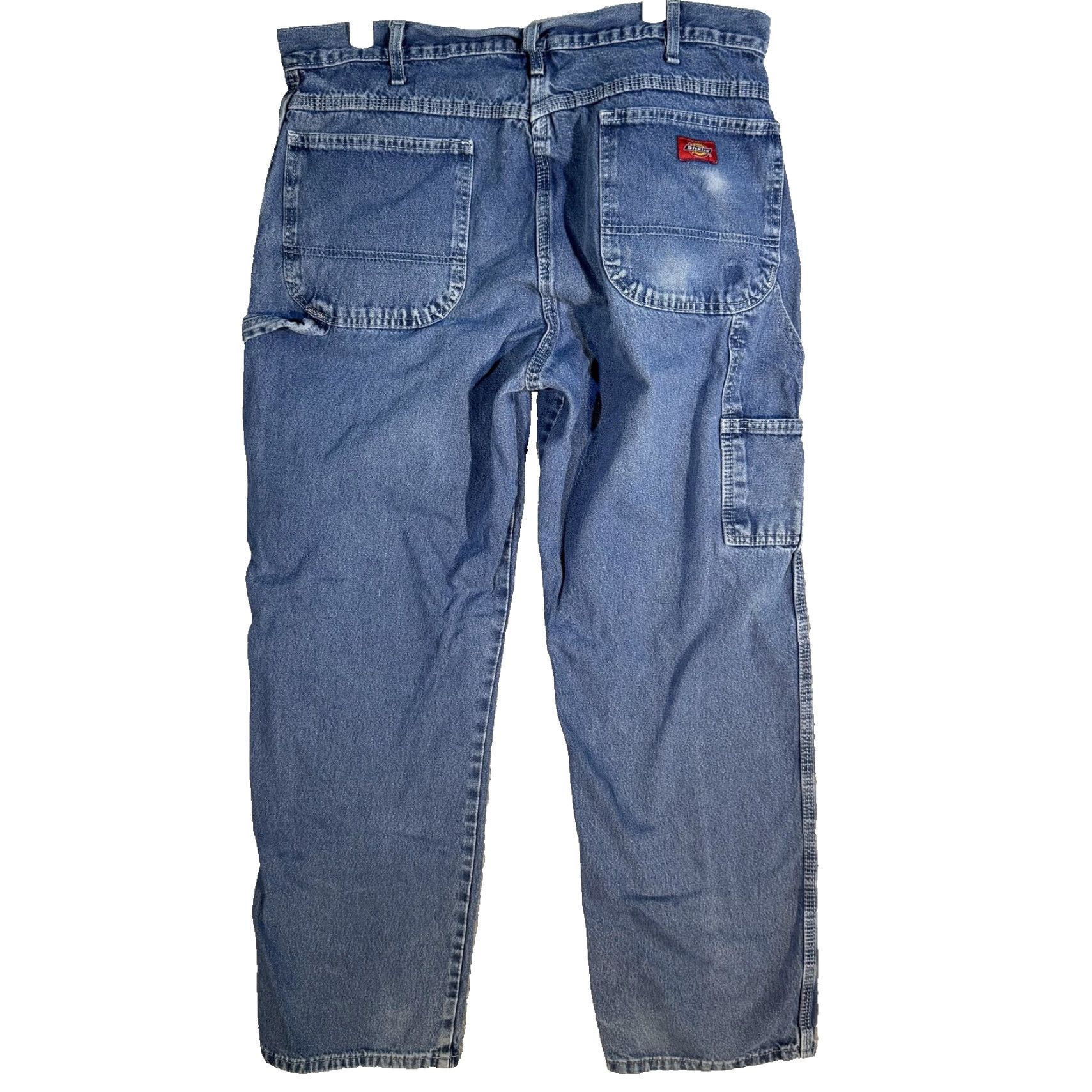 Dickies VINTAGE Dickies Jeans Mens 36x30 Blue Denim Carpenter Workwear Utility Pants 90s Mens Jeans Size US 36 / EU 52 - 2 Thumbnail