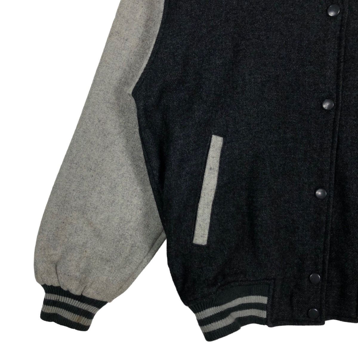 Japanese Brand 🔥90’s World Worth Vintage Varsity Jacket Issey Miyake Size US L / EU 52-54 / 3 - 3 Thumbnail