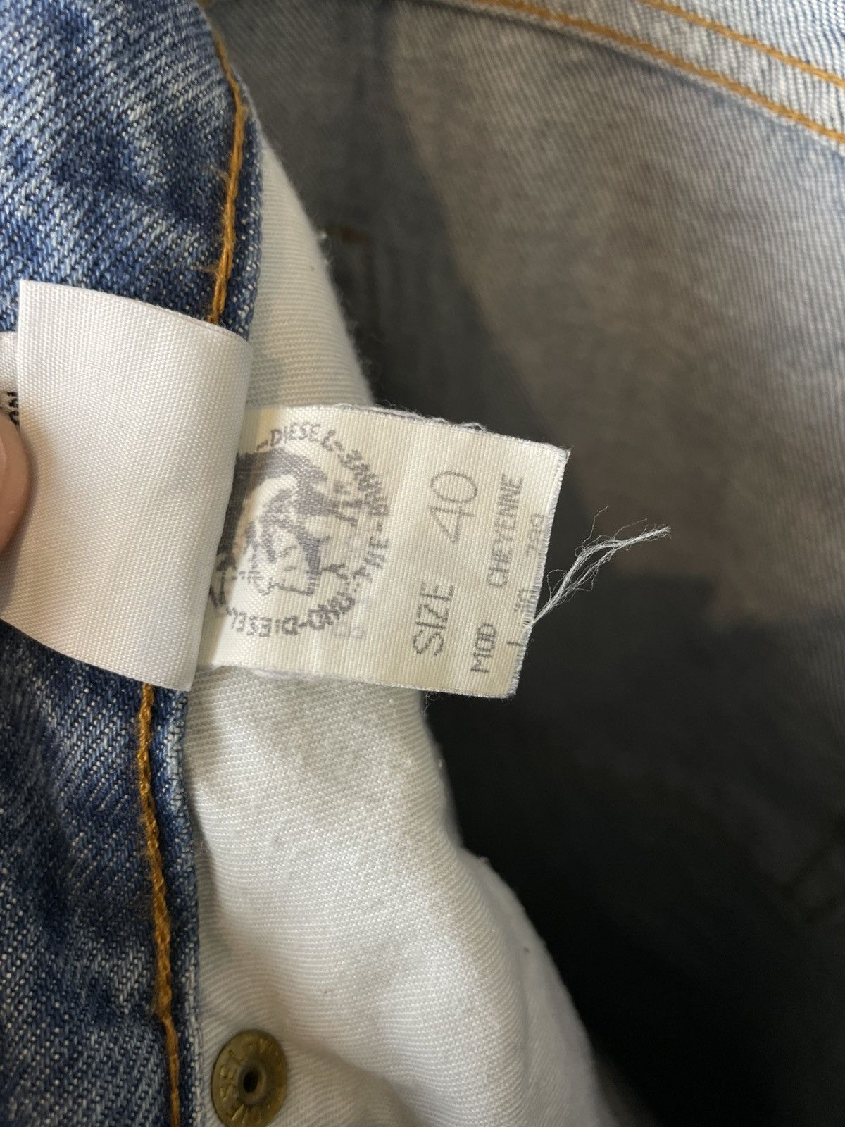 Diesel Diesel Vintage Blue Denim Jeans Men's 36 Made In Italy Y2k Size US 40 / EU 56 - 12 Thumbnail