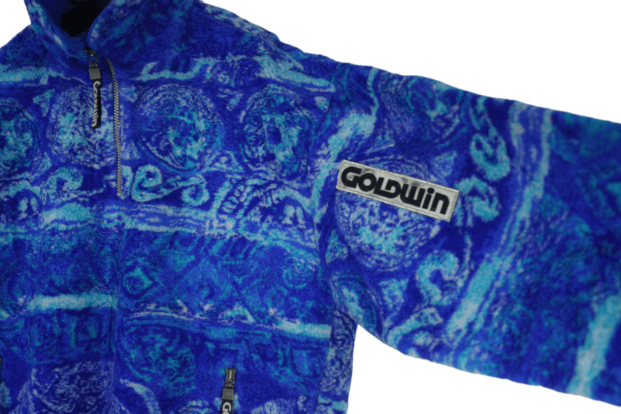 Goldwin × Vintage Vintage Goldwin Sweatshirt Half Zipper Nice Design Size US M / EU 48-50 / 2 - 2 Thumbnail