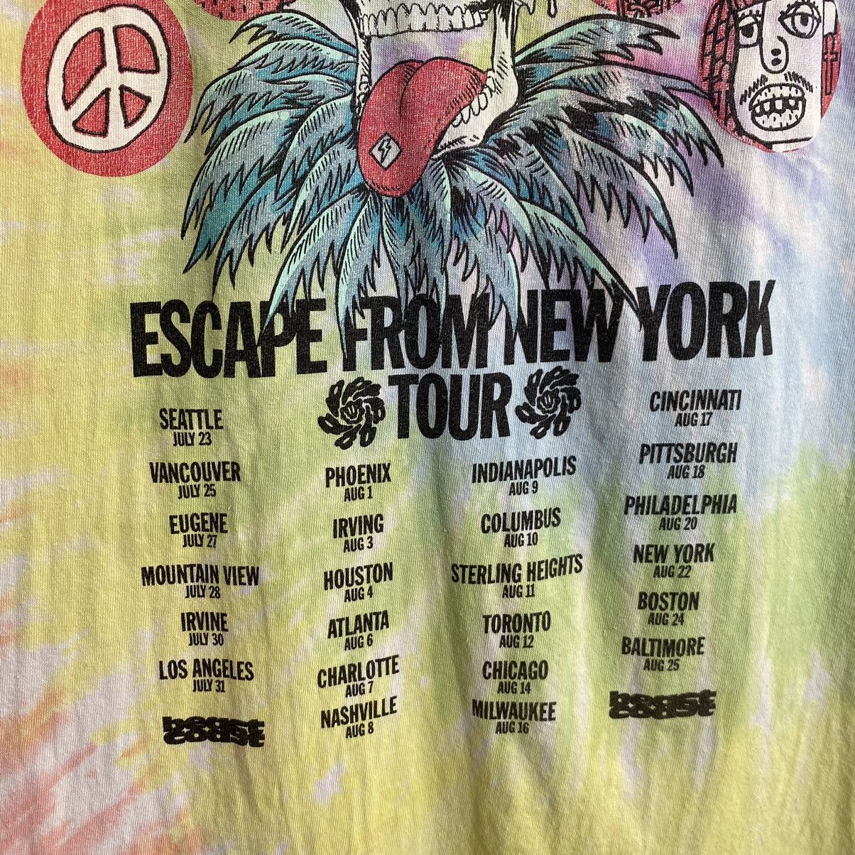 Flatbush Zombies Flatbush Zombies Escape From New York Tour Tie Dye Tshirt Size US L / EU 52-54 / 3 - 6 Thumbnail