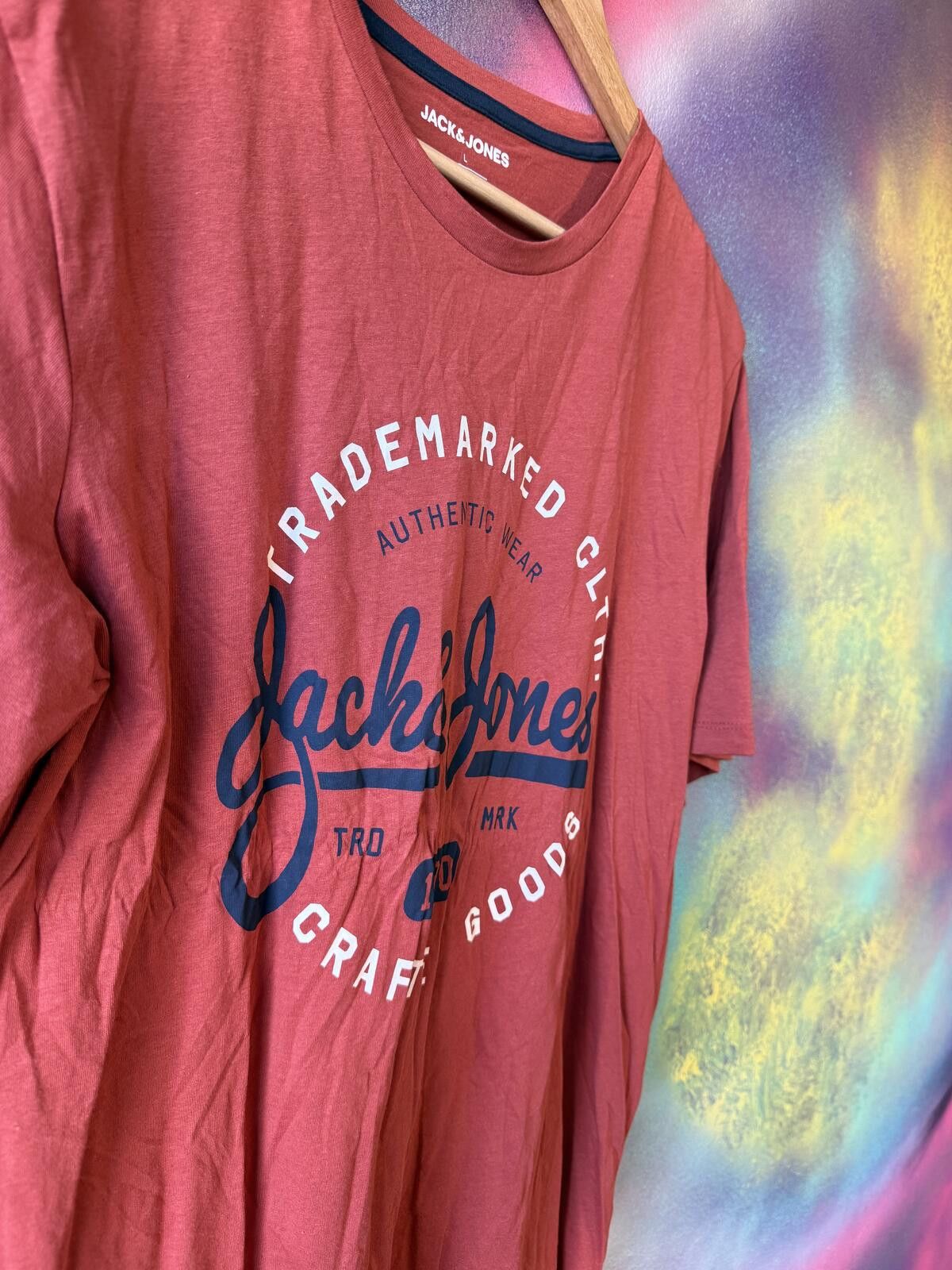 Other Jack & jones vintage style graphic t shirt - burnt orange Size US L / EU 52-54 / 3 - 4 Thumbnail