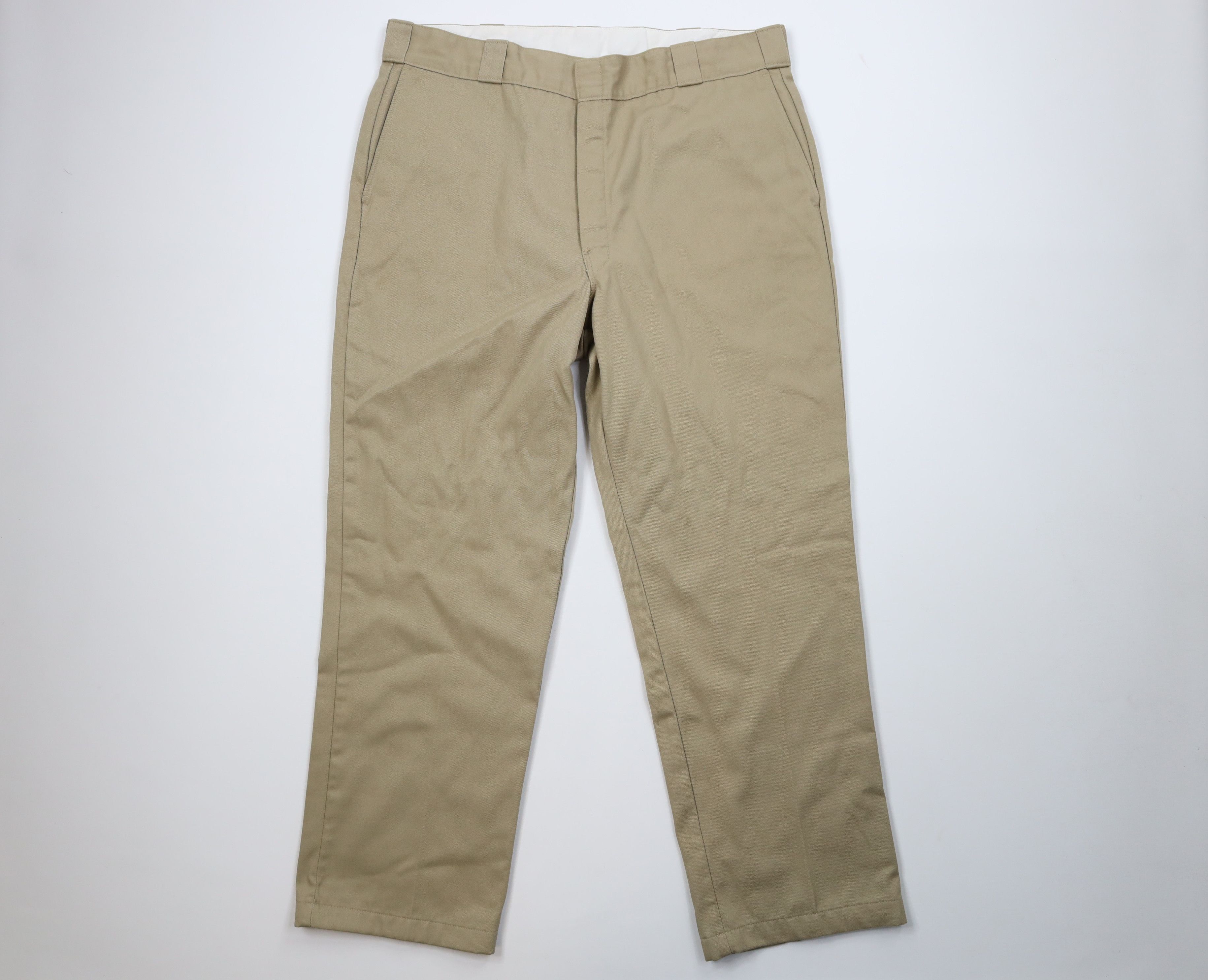 Dickies Vintage Y2K Dickies Lined Workwear Wide Leg Pants Beige Size US 40 / EU 56 - 2 Thumbnail