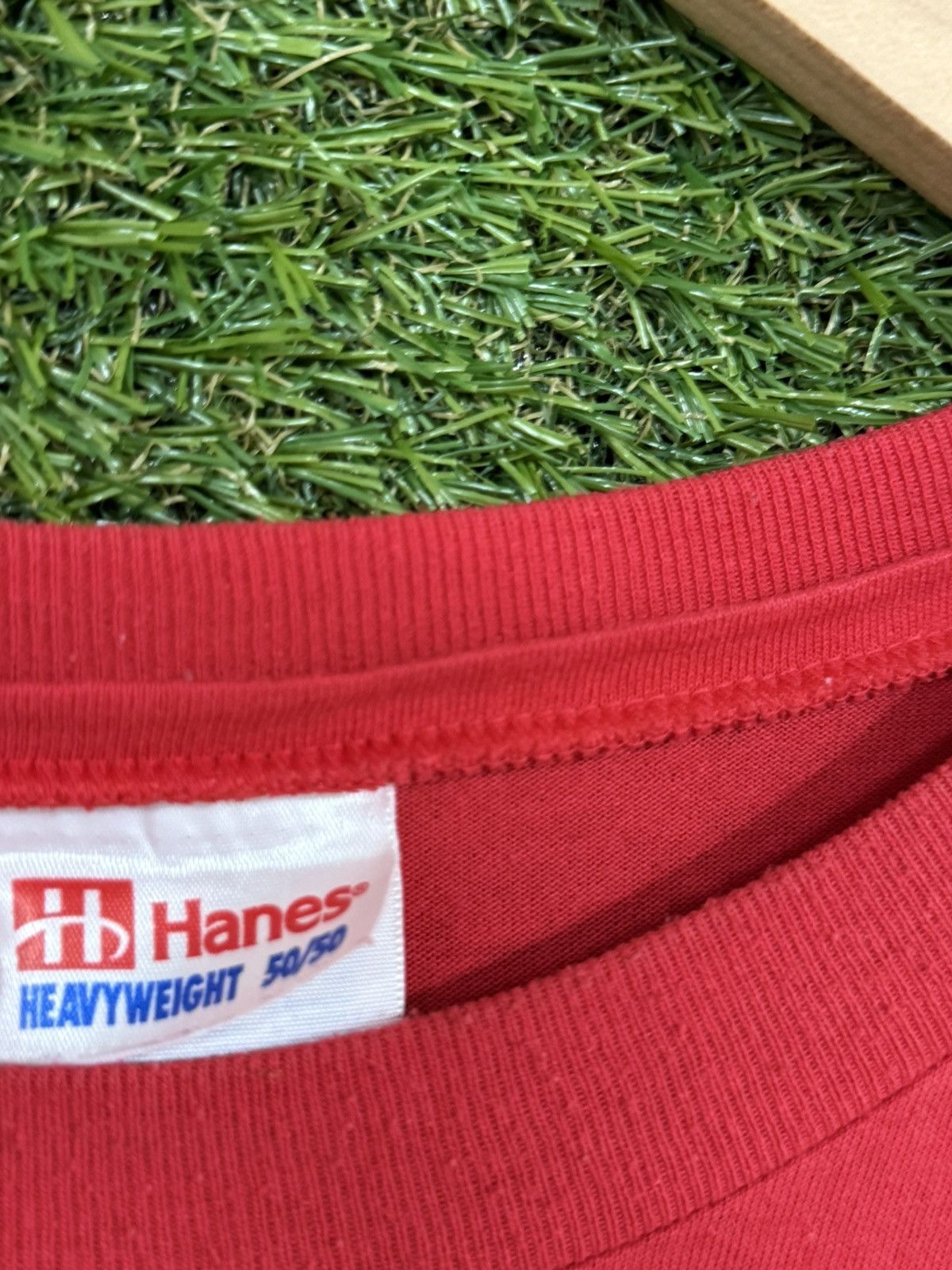 Hanes Vintage Hanes Heavyweight Jack Yates Texas School Red XXL Size US XXL / EU 58 / 5 - 3 Thumbnail