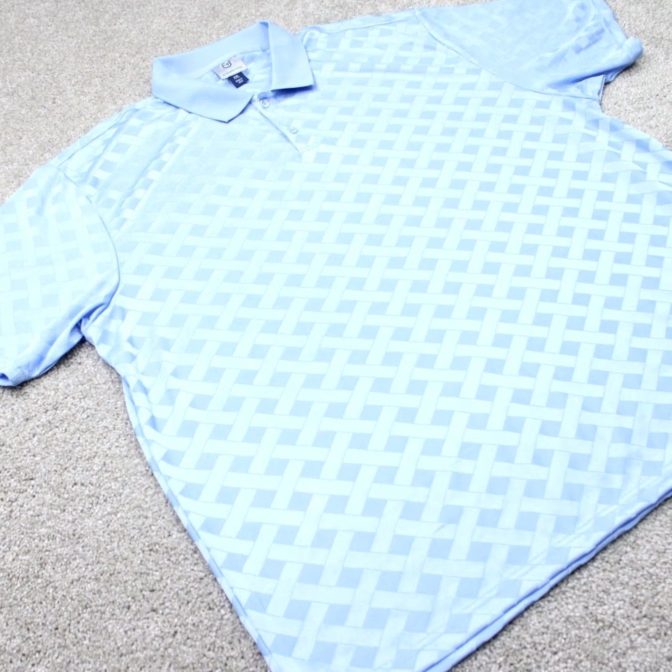 Vintage Kilburne Finch Polo Shirt Mens 2XL XXL Geometric Blue 100% Rayon Short Sleeve Polo Shirt Mens 2XL XXL Blue Geometric Rayon Short Sleeve Polo Shirt Size US XXL / EU 58 / 5 - 5 Thumbnail