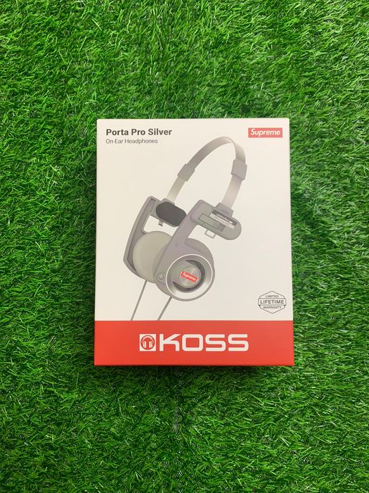 Supreme Koss Portapro Headphones Silver-