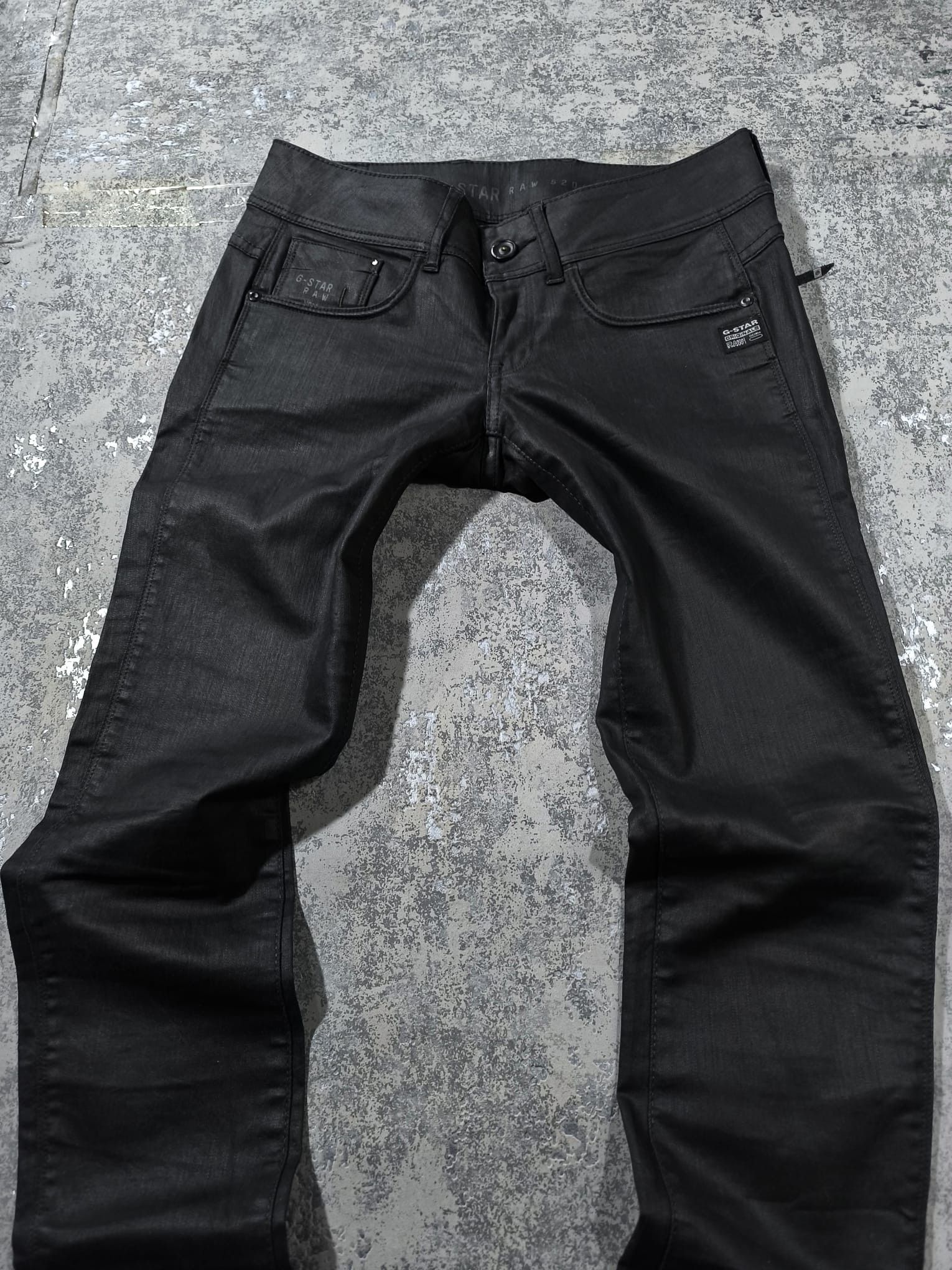 G-Star SLIMFIT LOWRISE GSTAR WAX JEANS HEDI SLIMANE Size 30" / US 8 / IT 44 - 3 Thumbnail