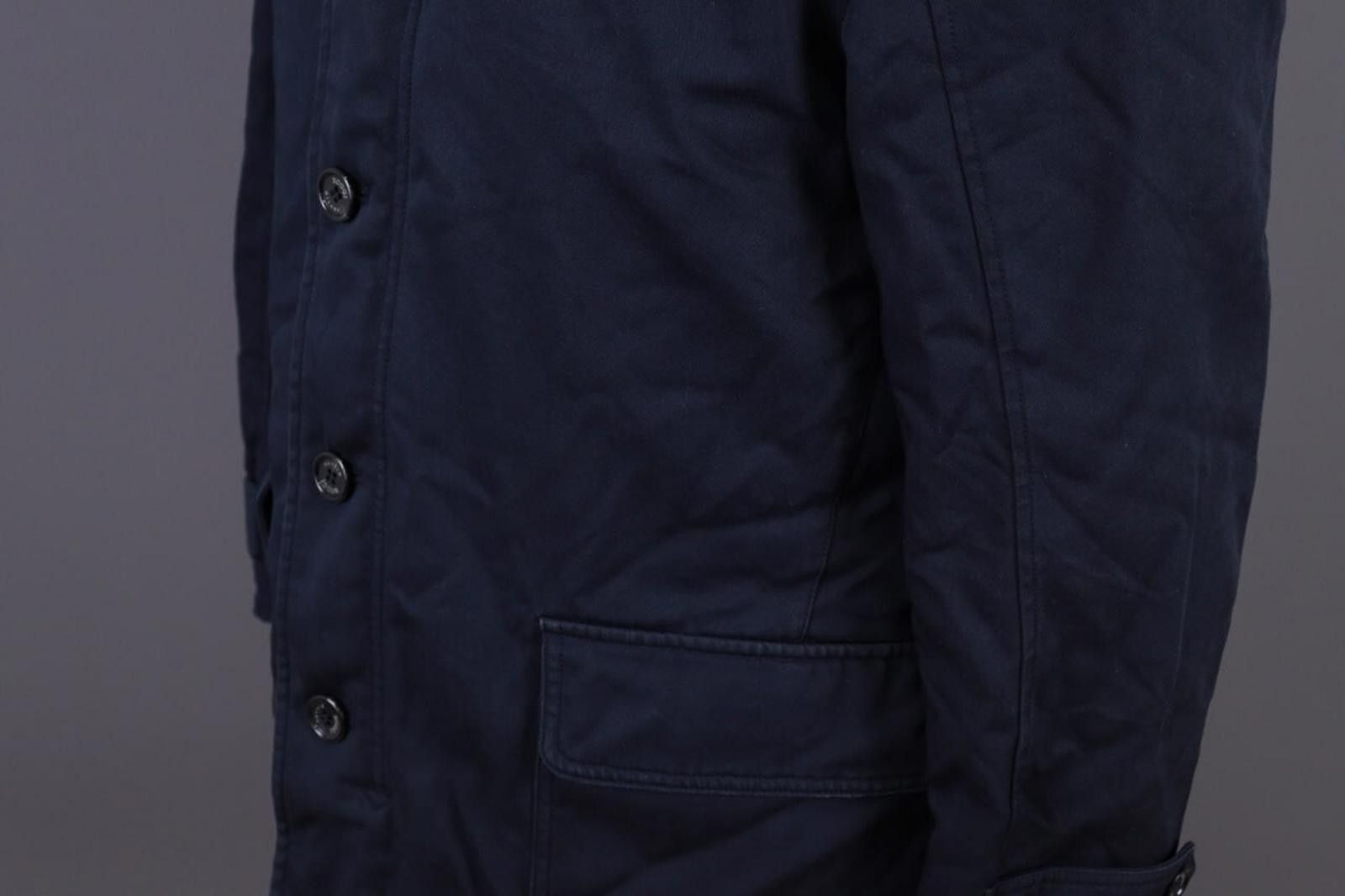 Designer Boggi Milano Blue Button Down Wool Coat Jacket Size 54 Size US M / EU 48-50 / 2 - 10 Thumbnail