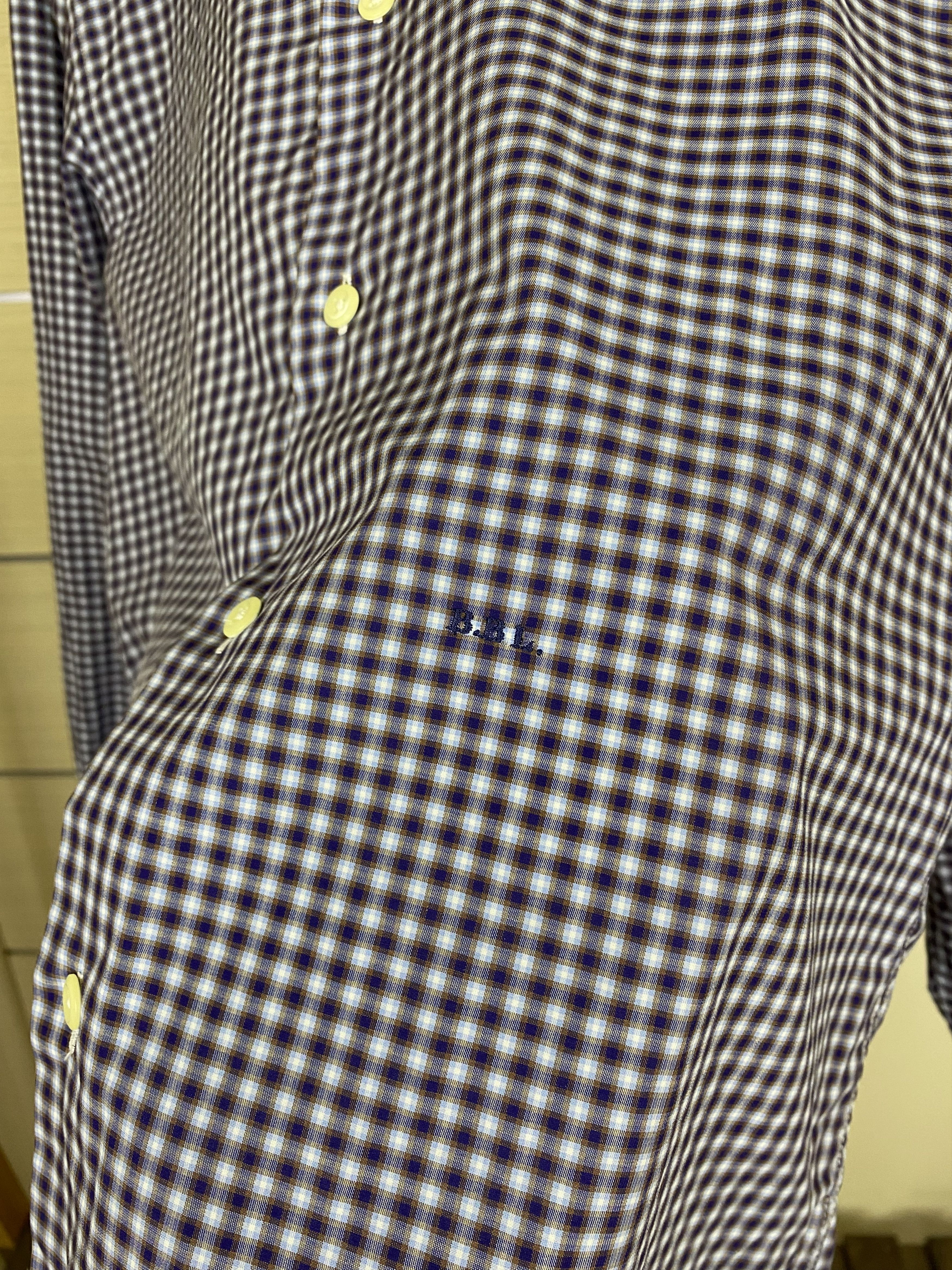Baldessarini Baldessarini checkered stripped classic shirt Size US M / EU 48-50 / 2 - 4 Thumbnail
