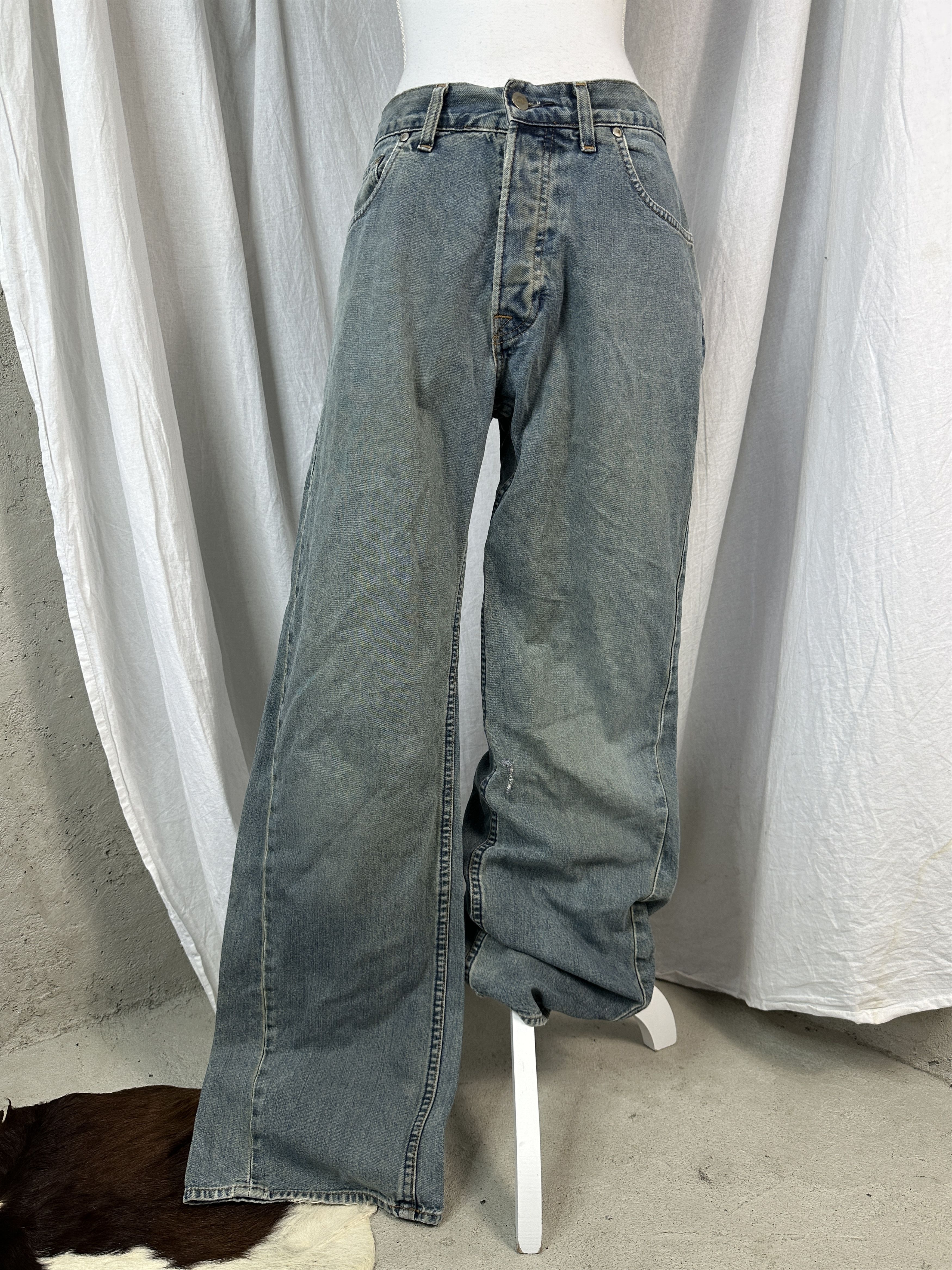 Vintage Vintage Denim Y2K Streetwear Baggy Hip-Hop FCUK Jeans Size US 32 / EU 48 - 1 Thumbnail