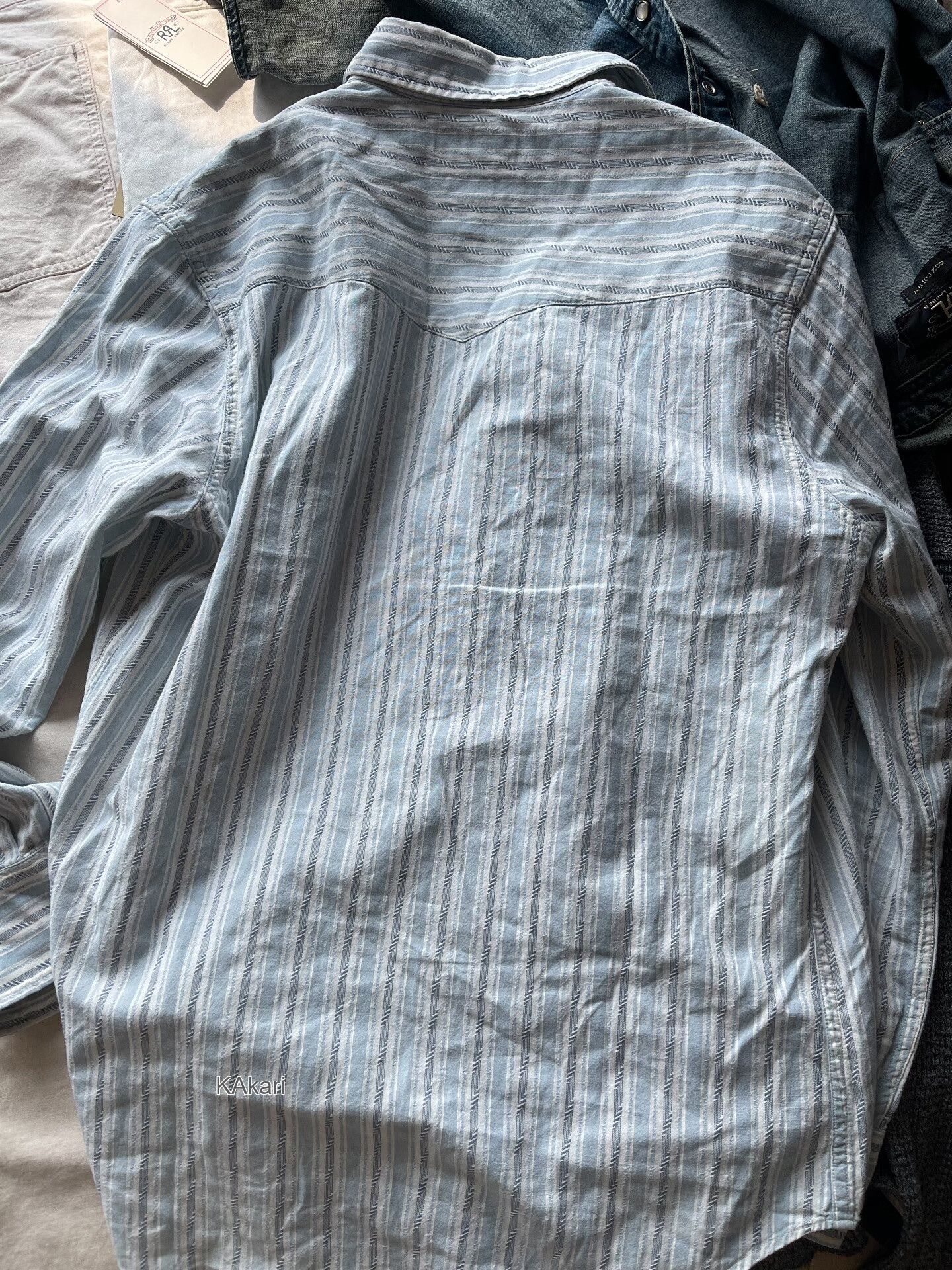RRL Ralph Lauren RRL Double RL Striped Shirt Size US S / EU 44-46 / 1 - 5 Thumbnail