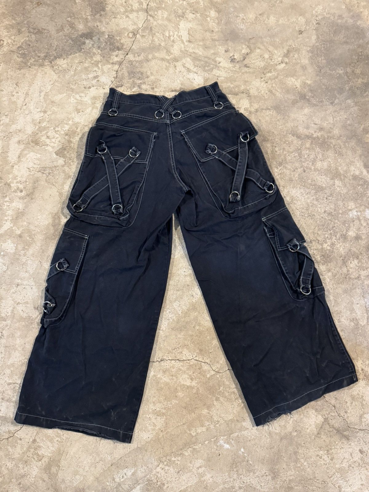 Menace RARE Vintage Menace Bondage Rave Pants Size US 32 / EU 48 - 2 Thumbnail
