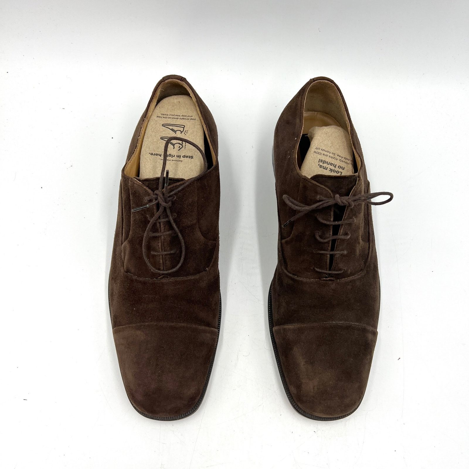 Other Steeple Gate Oxford Suede Brown Dress Shoe Leather Lace Up Size US 9 / EU 42 - 2 Thumbnail