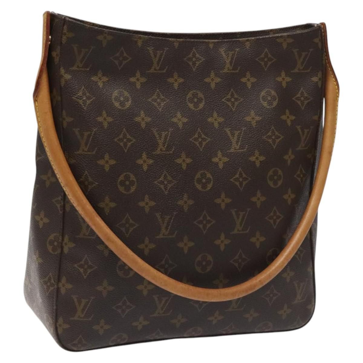 Louis Vuitton Looping Gm Brown Canvas Shoulder Bag (Pre-Owned) Size ONE SIZE - 1 Thumbnail