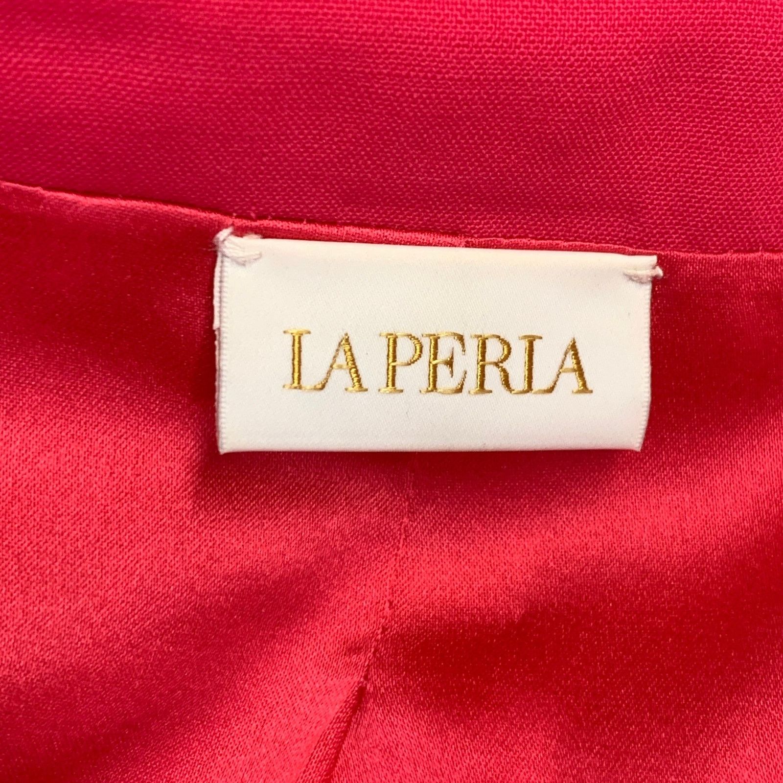 La Perla LA PERLA Size 4 Hot Pink Wool Blend Double Breasted Pantsuit Size 27" / US 4 / IT 40 - 8 Thumbnail