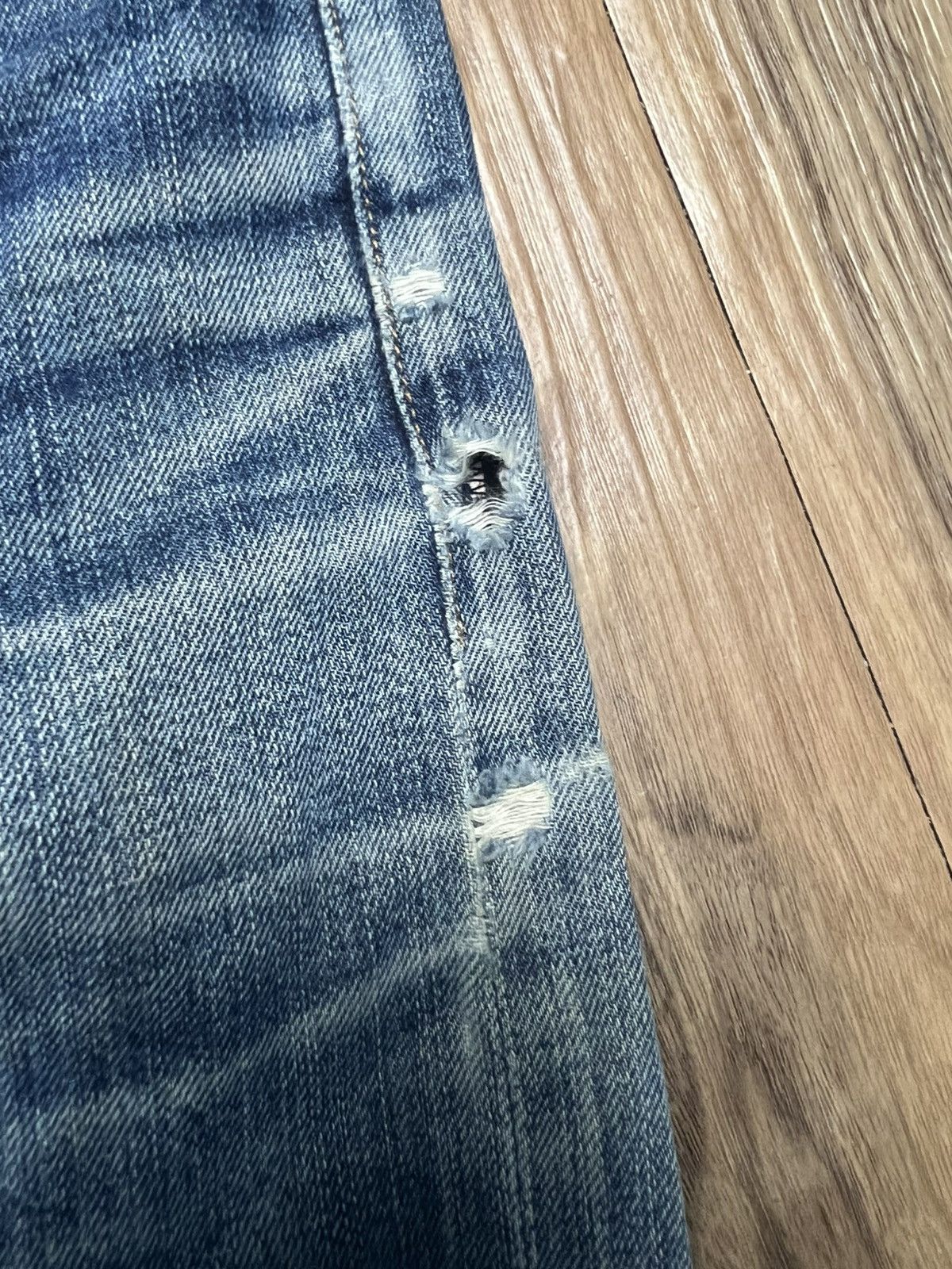 Paper Denim & Cloth Vintage Paper Denim & Cloth MadeInUSA Straight Leg Jeans(45) Size US 29 - 6 Thumbnail