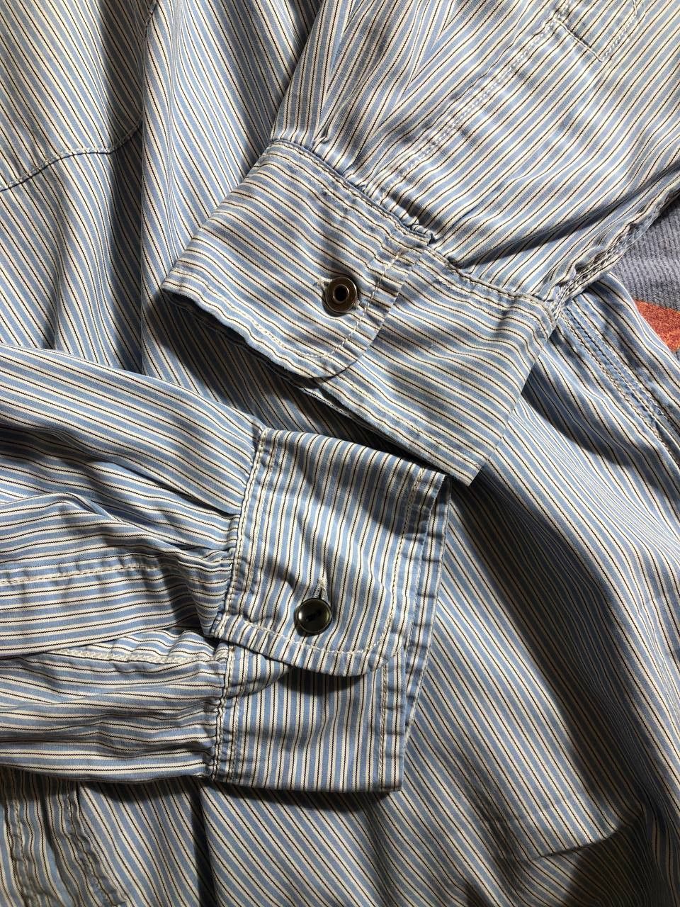 Polo Ralph Lauren × Ralph Lauren × Vintage Polo Ralph Lauren Vintage Mens Long Sleeve Striped Shirt Size US XL / EU 56 / 4 - 12 Thumbnail