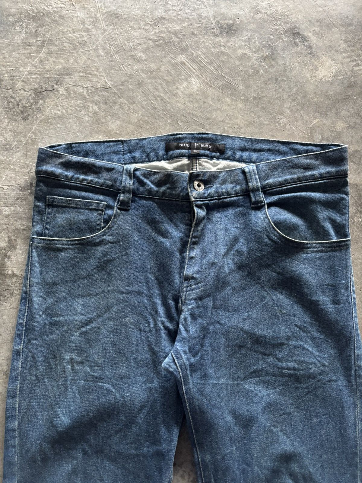 If Six Was Nine × Le Grande Bleu (L.G.B.) × NO ID SICK NO ID JAPANESE DENIM SLIM HEDI SLIMANE STYLE PUNK ROCK Size US 34 / EU 50 - 2 Thumbnail