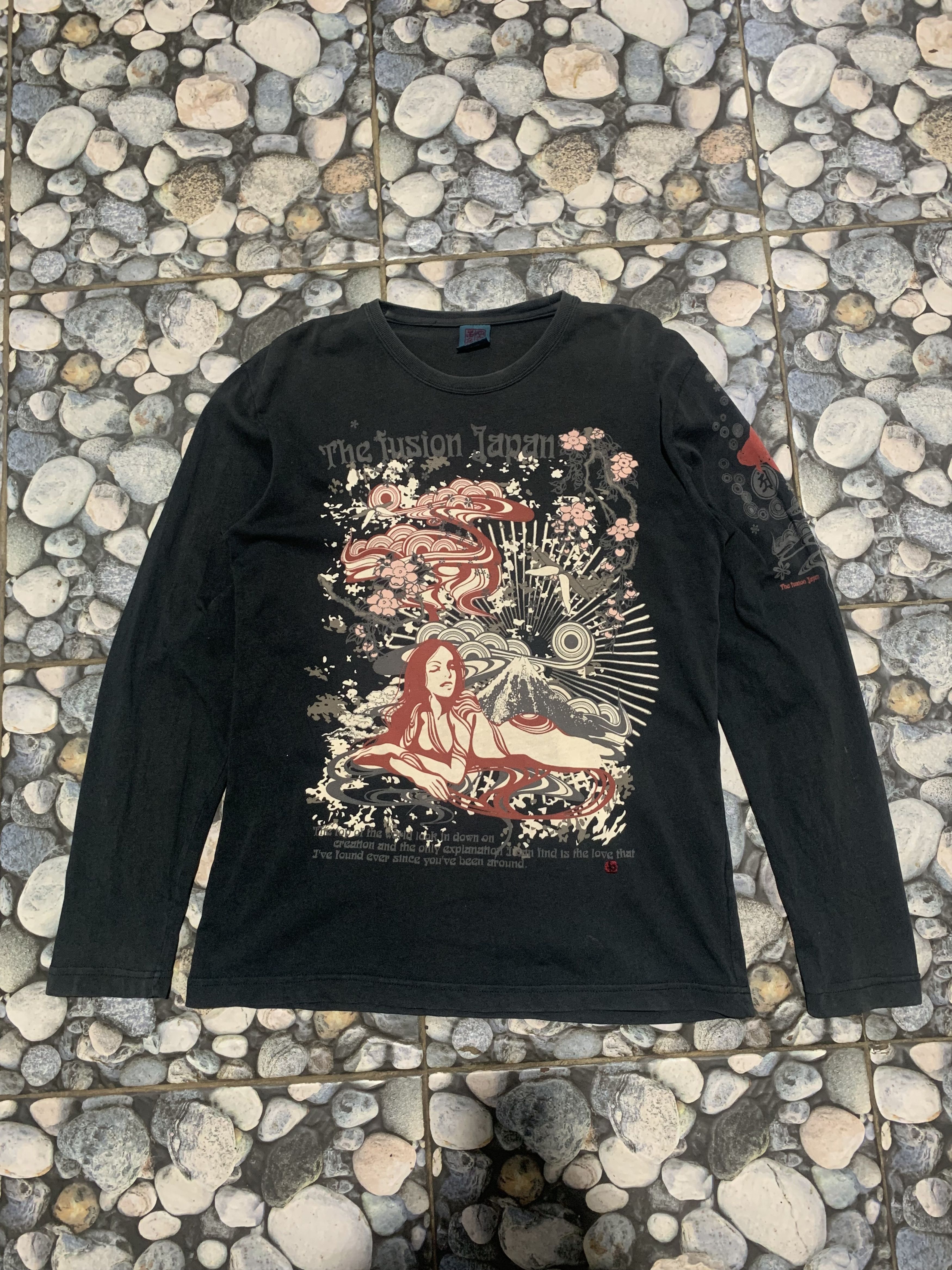Japanese Brand × Vintage VTG The Fusion Japan long Sleeve Size US M / EU 48-50 / 2 - 1 Thumbnail