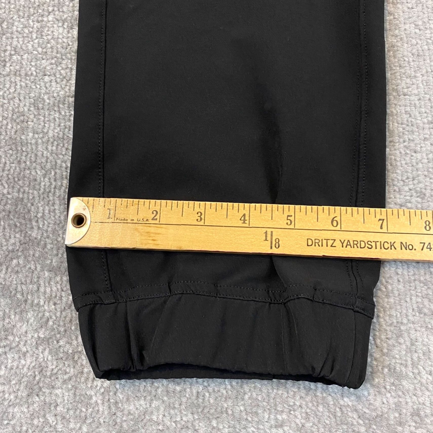 Industrie Industry Pants Mens XL Black Tapered Joggers Stretch Pockets 35x30 IF19P255 Size US 36 / EU 52 - 5 Thumbnail