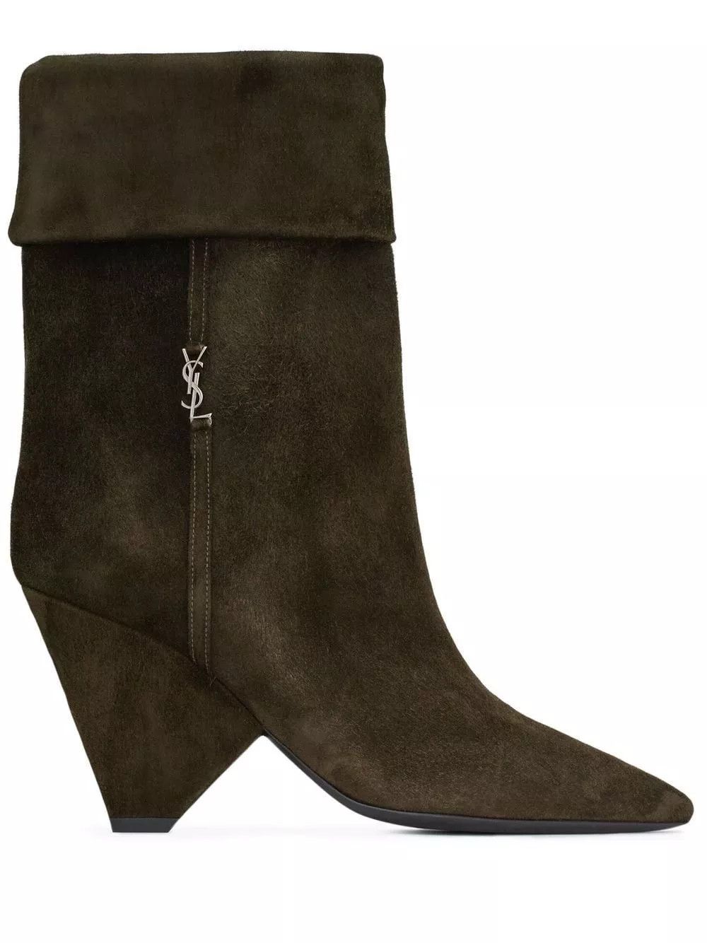 image of Saint Laurent Paris Oc11Z10524 Boots In Green, Women's (Size 6)