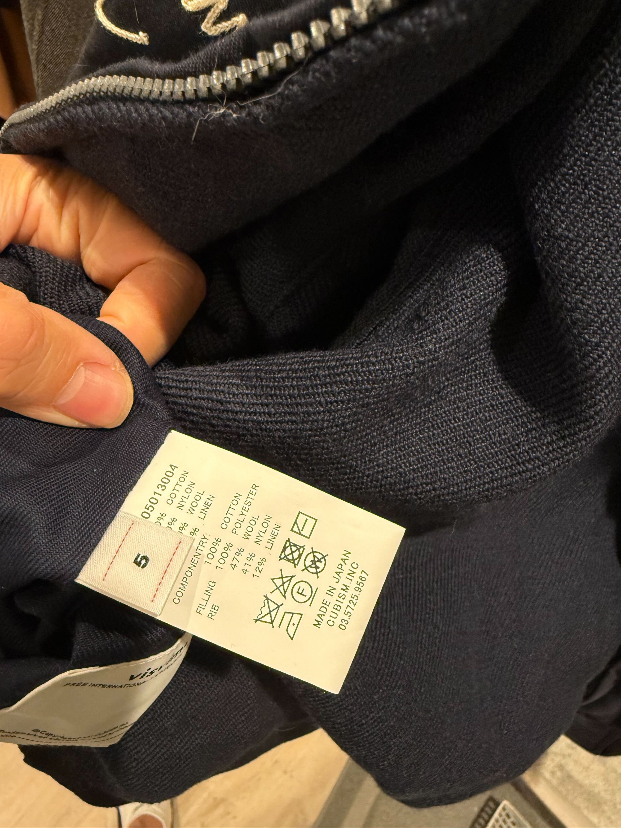 Visvim Visvim Gunner Jacket Acala Navy size5 Size US XXL / EU 58 / 5 - 7 Thumbnail