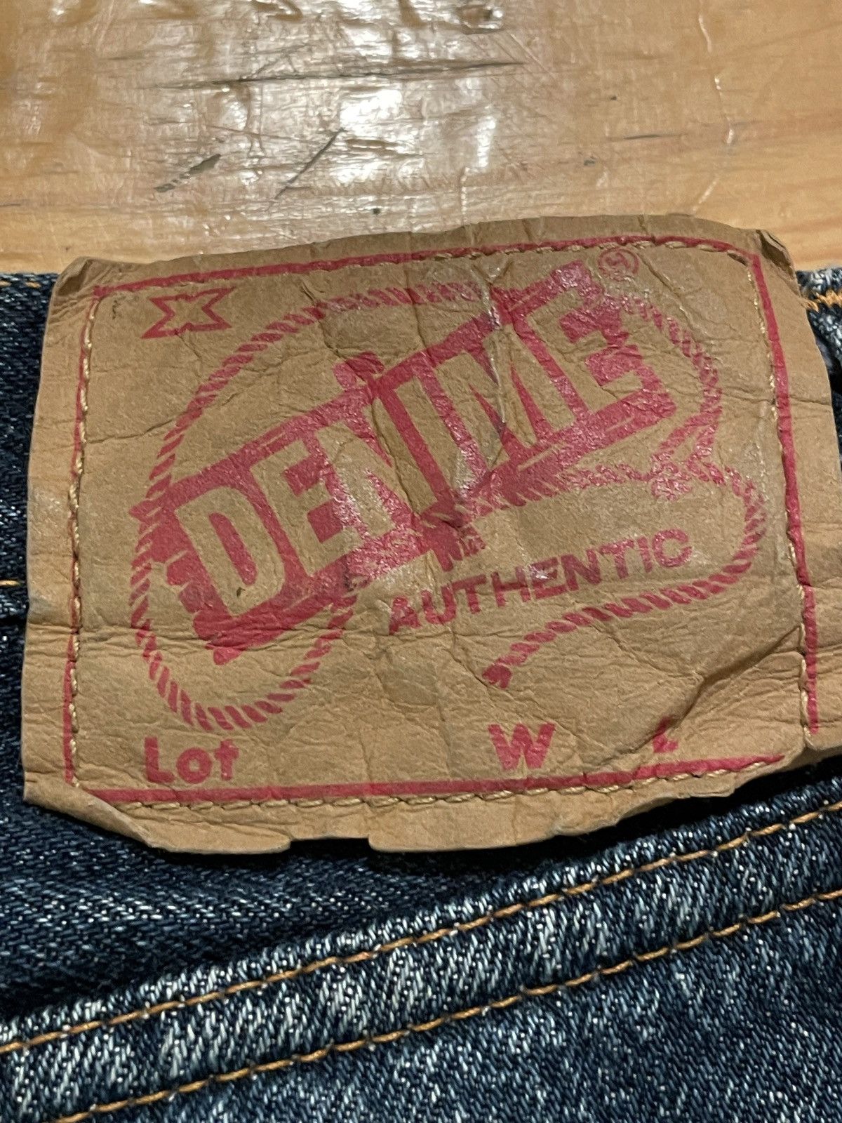 Denime 00s Archive Japanese selvedge ”Denime” jeans Size US 32 / EU 48 - 7 Thumbnail