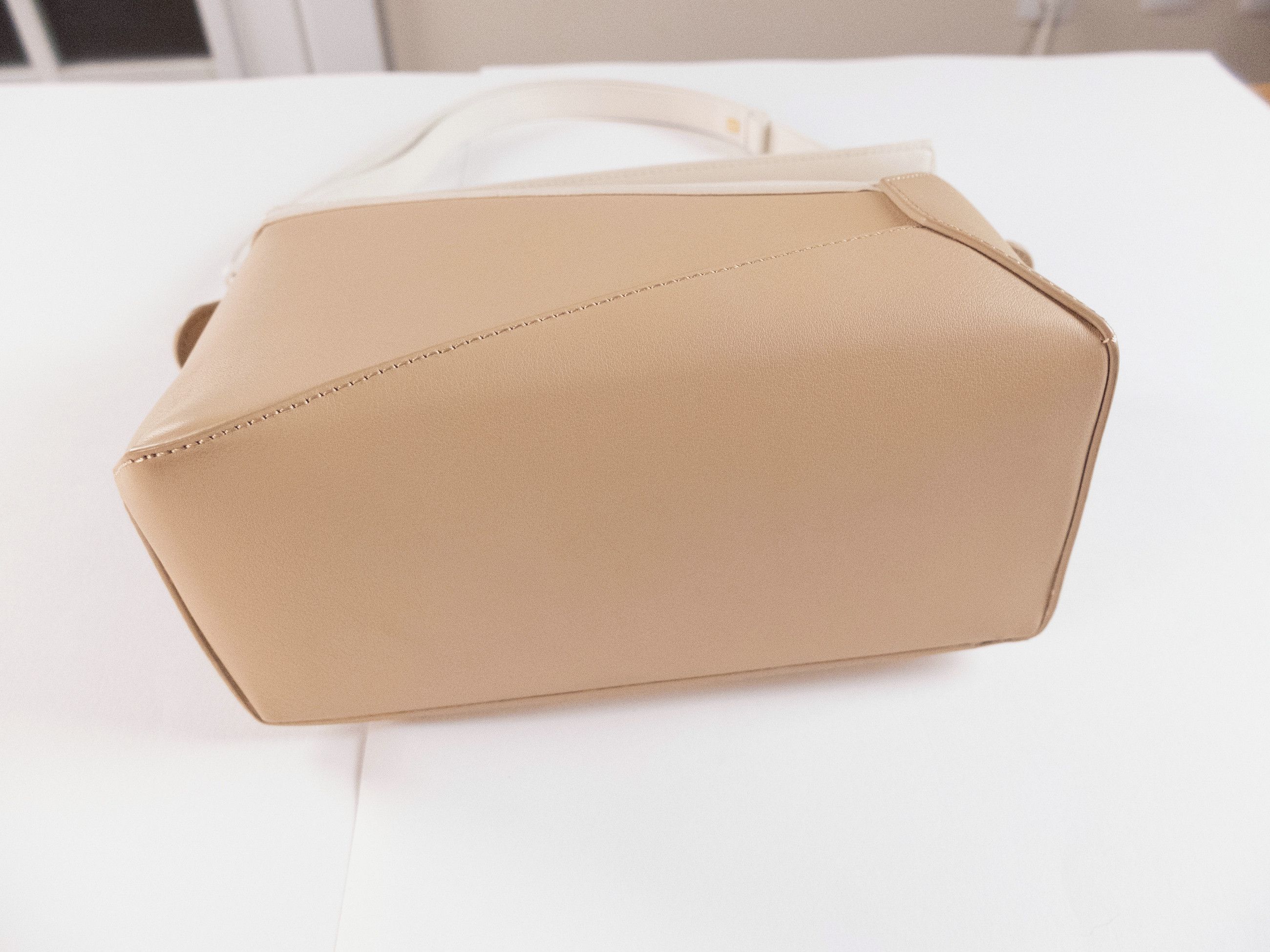Loewe LOEWE Puzzle Edge bicolor beige & white leather bag Size ONE SIZE - 14 Thumbnail