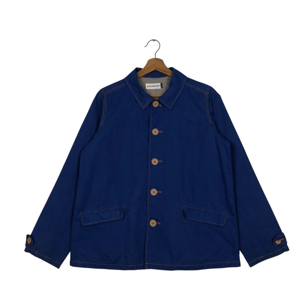 Blue Blue Japan 🔥VINTAGE CHORE WORK JACKET BLUE JAPAN Size US M / EU 48-50 / 2 - 3 Thumbnail