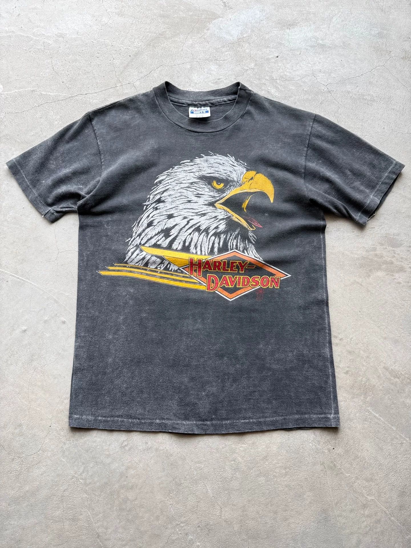 Vintage Vintage 80s Harley Davidson Springfield Tee Size US M / EU 48-50 / 2 - 1 Thumbnail