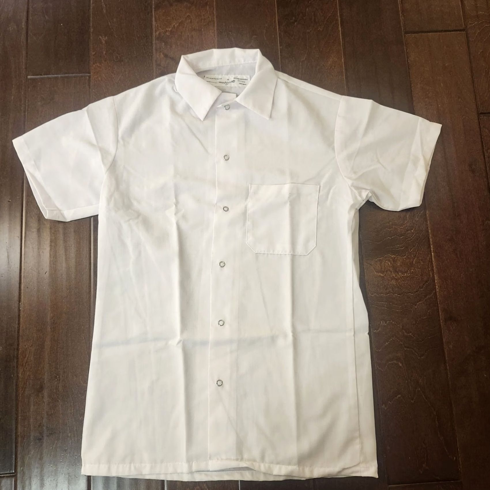 Vintage PinnacleHD Work Shirt Mens XS White Short Sleeve Button-Up Collared Casual Business Travel 90s? Size US XS / EU 42 / 0 - 2 Thumbnail