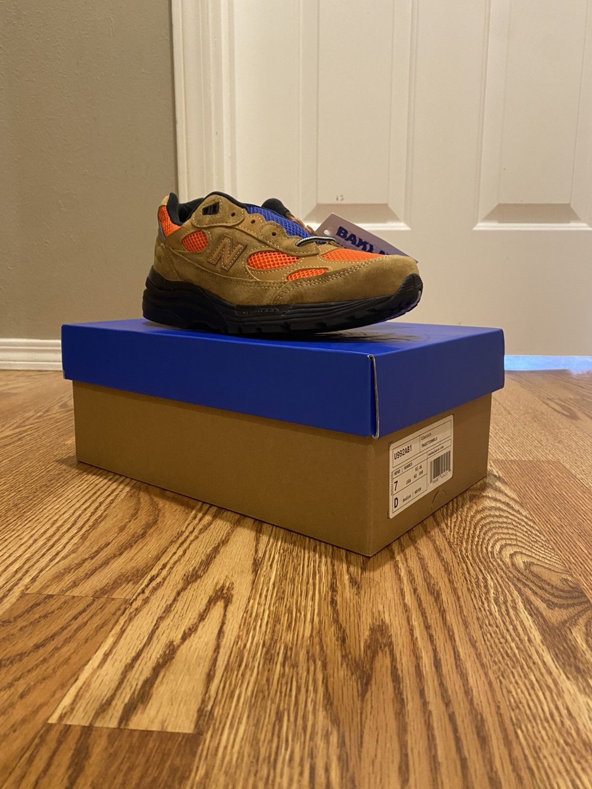 Action Bronson × New Balance BRAND NEW BAKLAVA NEW BALANCE 992 TIGER EYE Size US 7 / EU 40 - 1 Thumbnail