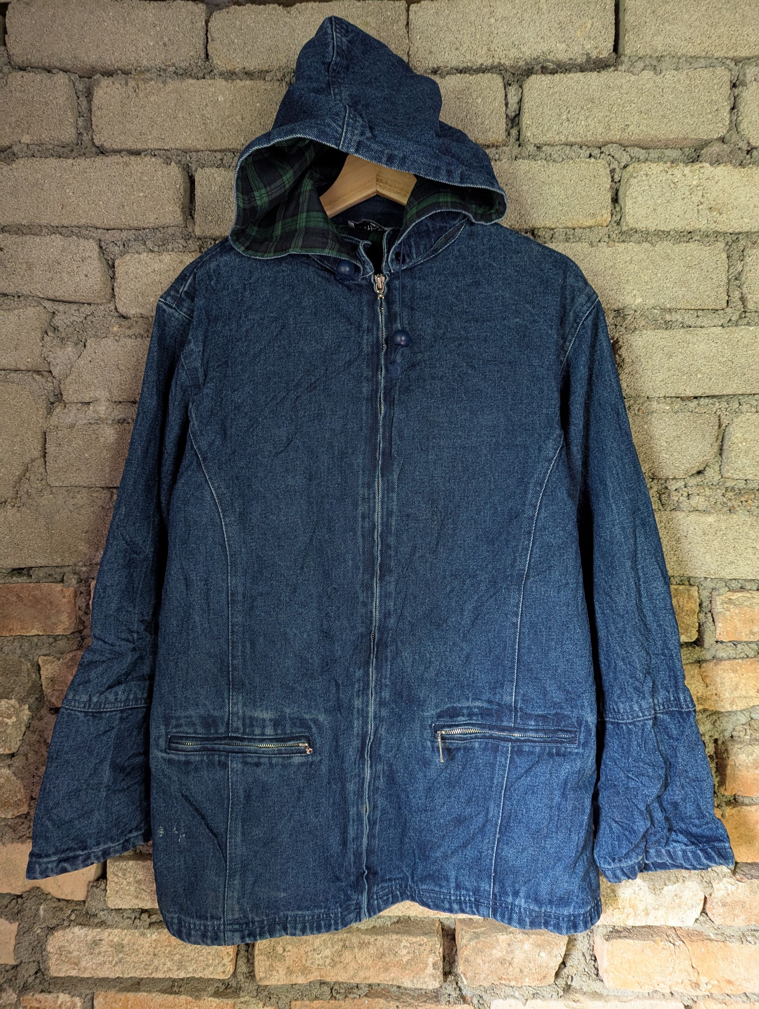 Japanese Brand NORTH STYLE HOODIE DENIM JACKET Size US L / EU 52-54 / 3 - 3 Thumbnail
