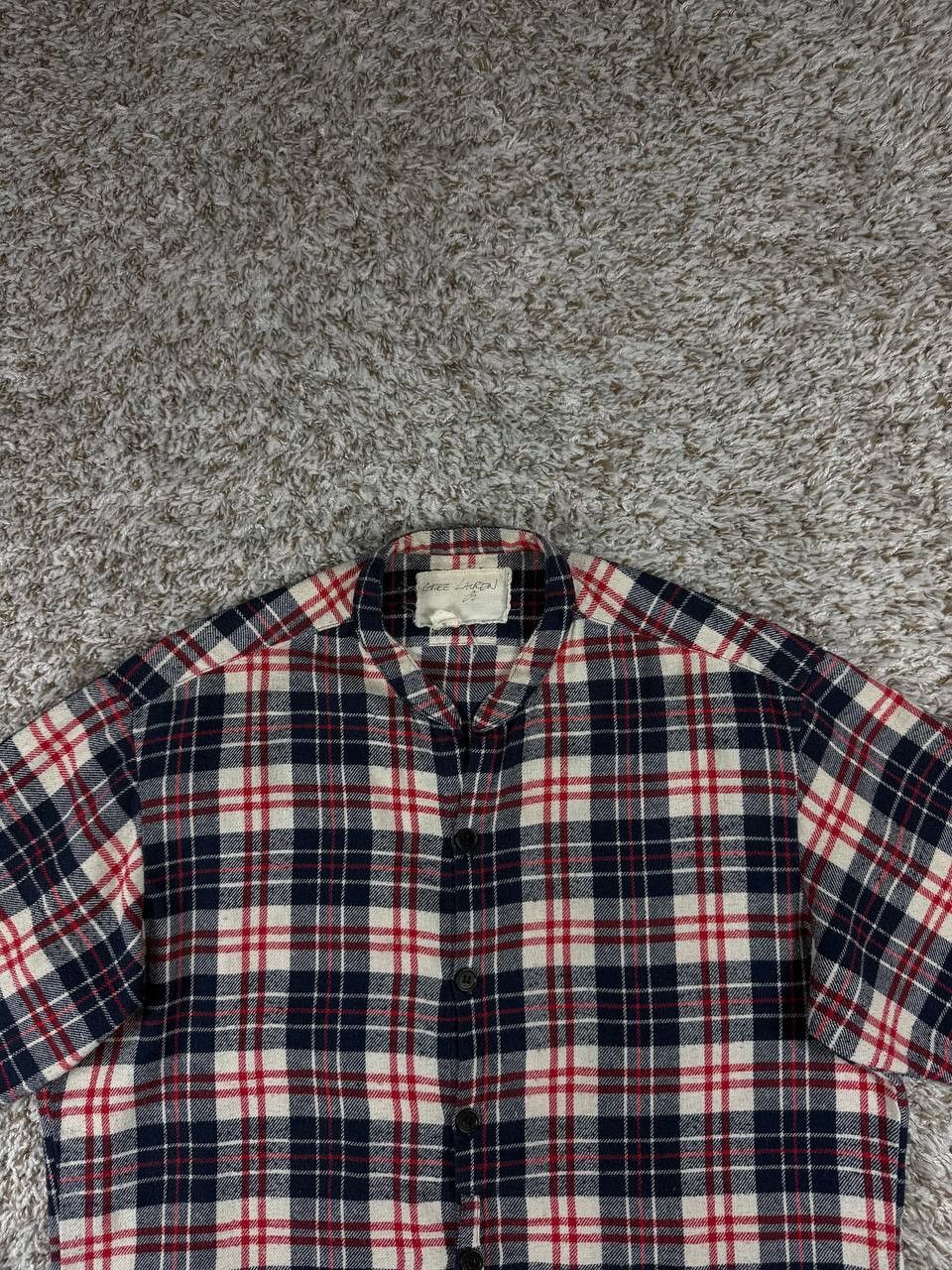 Greg Lauren Greg Lauren Flannel Plaid Shirt Long Sleeve Size US L / EU 52-54 / 3 - 2 Thumbnail