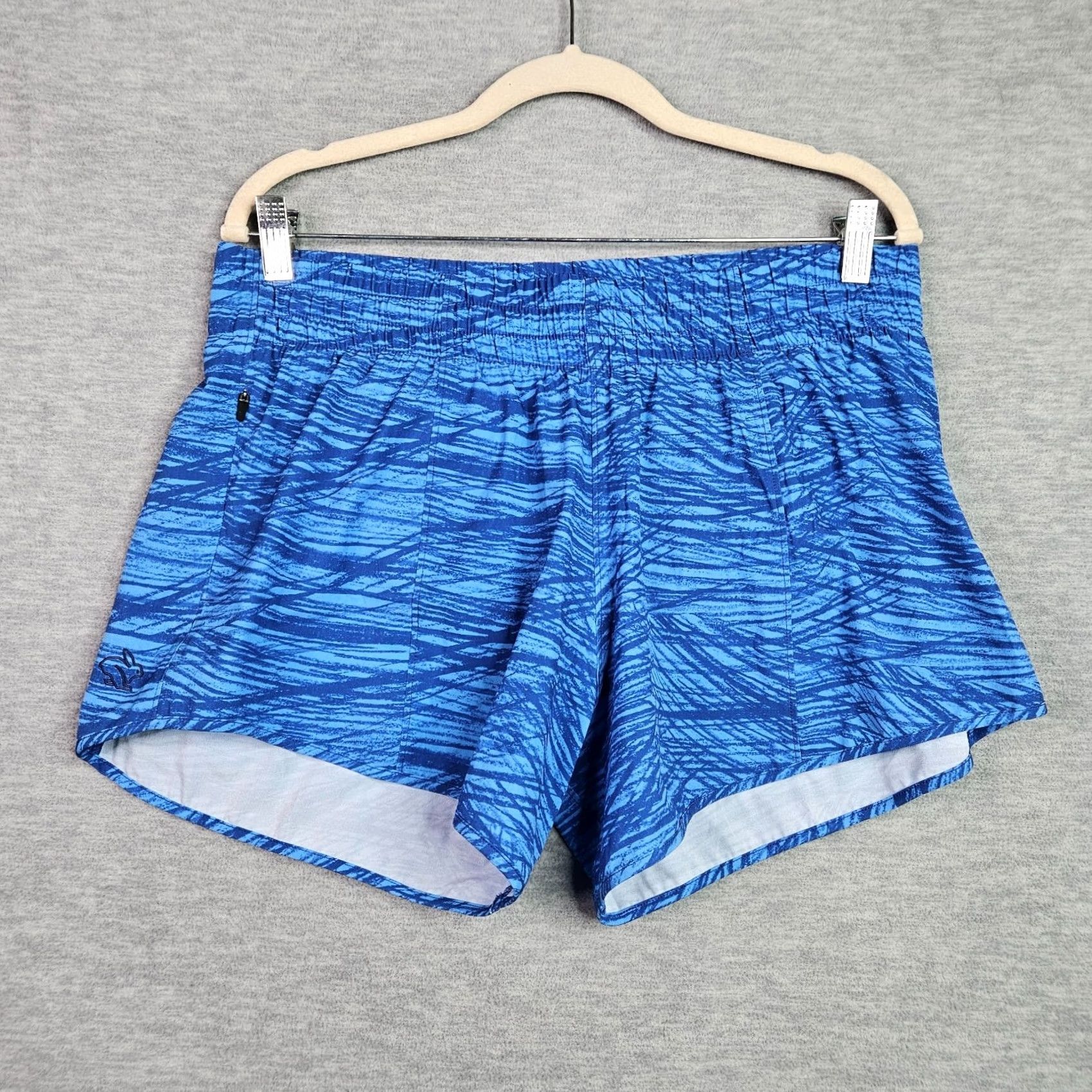 Vintage Rabbit Shorts Size L Blue Women's Running Performance Athletic Size 36" / US 14 / IT 50 - 2 Thumbnail