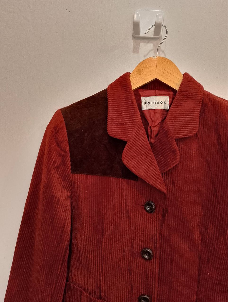 14th Addiction PO ROOK Japan Colour Block Corduroy Button Up Blazer Jacket Size S / US 4 / IT 40 - 4 Thumbnail
