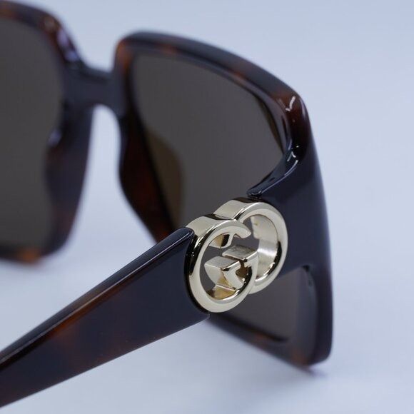 Gucci 🕶️ New Gucci GG1692S 002 Sunglasses - Havana Frame Size ONE SIZE - 8 Thumbnail