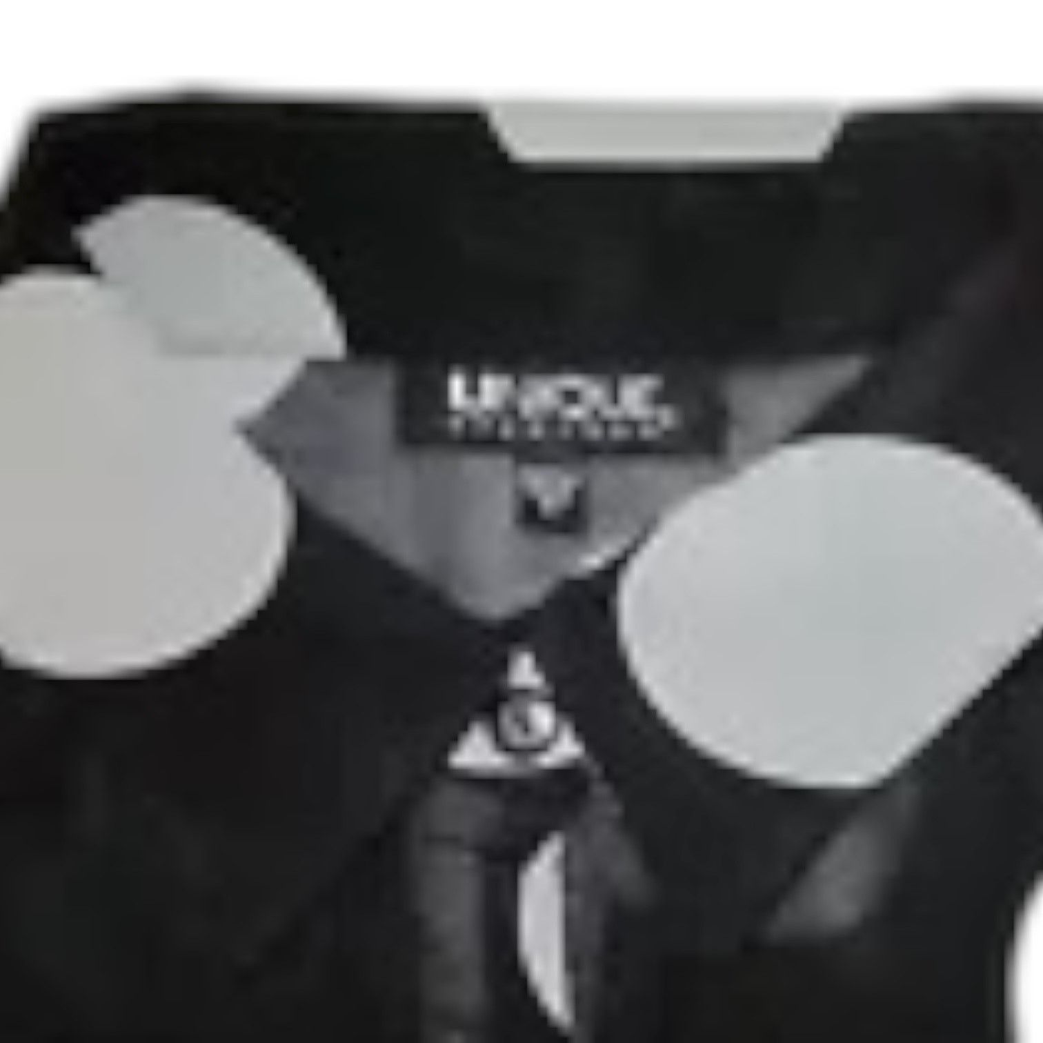 Other Unique Spectrum Women’s Black Sheer Shirt w/White Dots Small Size S / US 4 / IT 40 - 4 Thumbnail