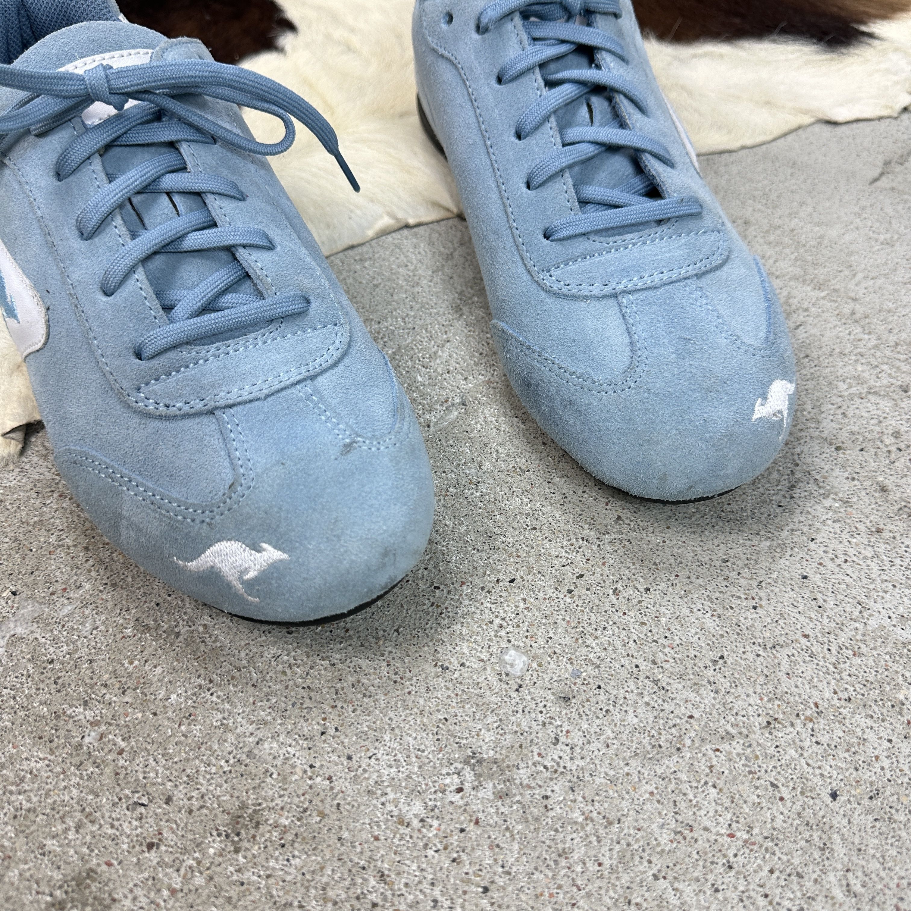 KangaROOS × Vintage Vintage Suede 00s Kangaroos Baby Blue Sporty Trainers Size US 9 / IT 39 - 3 Thumbnail